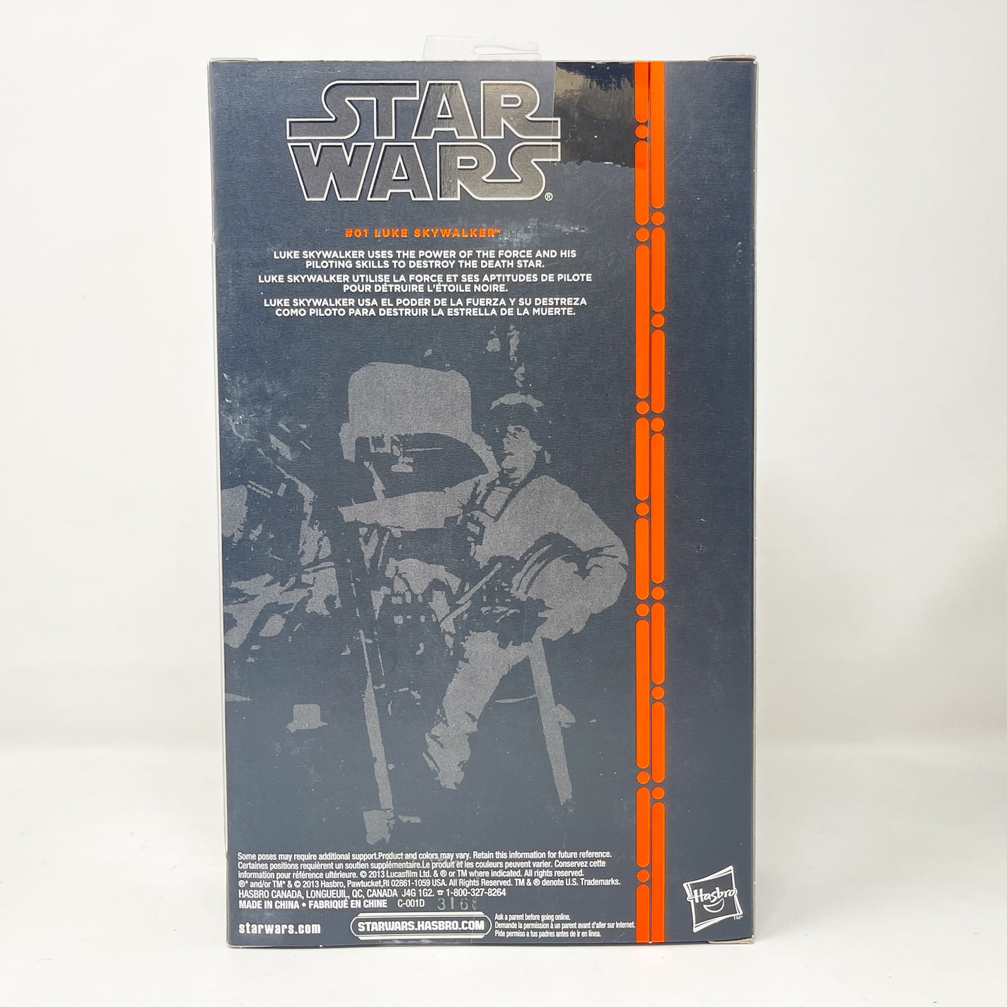 Luke Skywalker (X-Wing Pilot) - Orange #01 - Black Series Hasbro Star Wars Action Figure