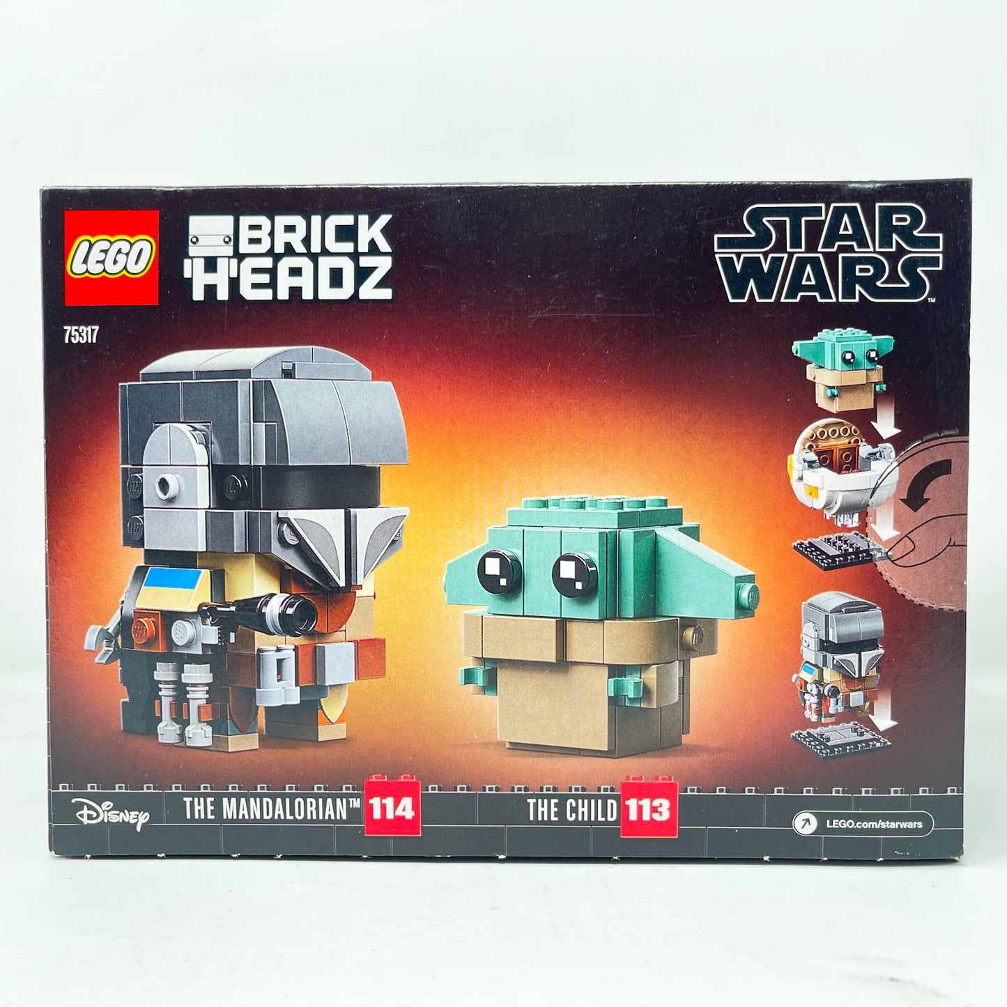 The Mandalorian & The Child – LEGO Star Wars BrickHeadz Set #75317
