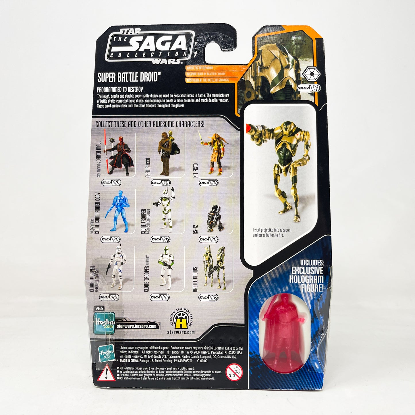 Super Battle Droid #61 - Hasbro Saga Collection (2007)