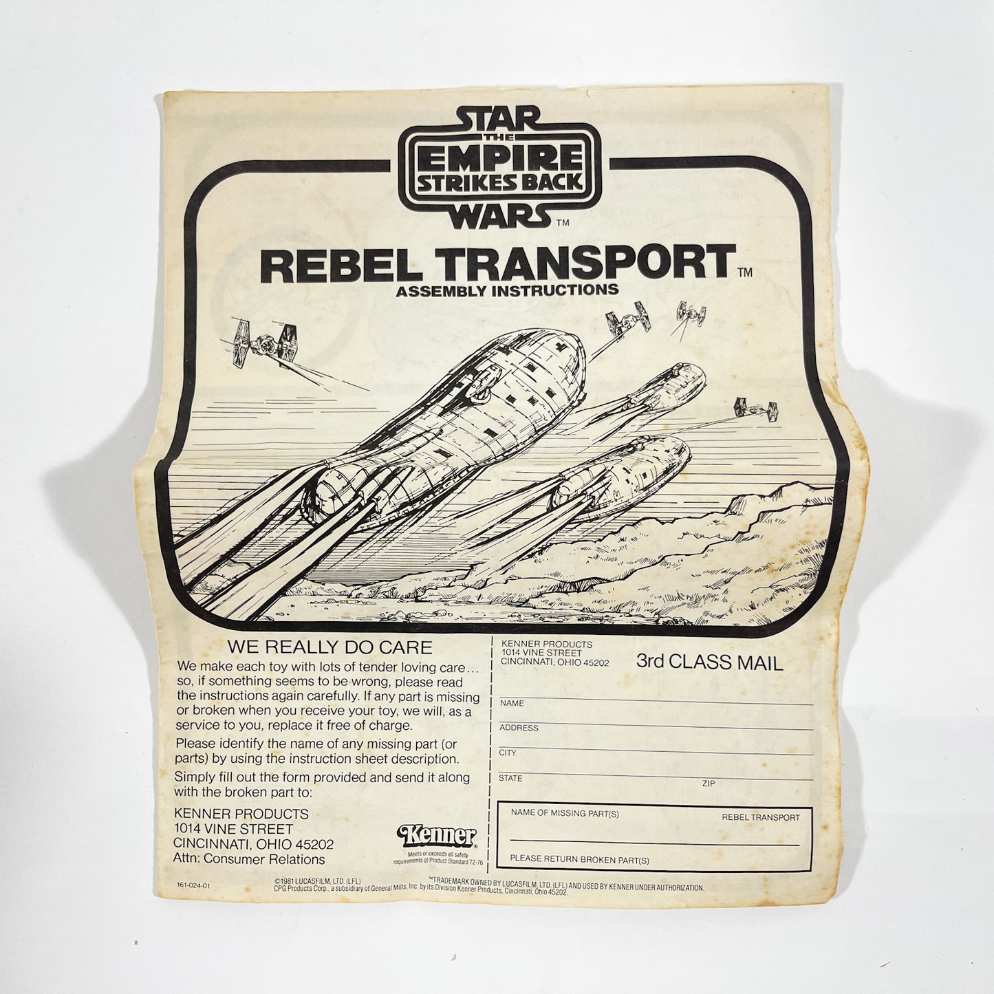 Rebel Transport - Complete in Box - Vintage Kenner