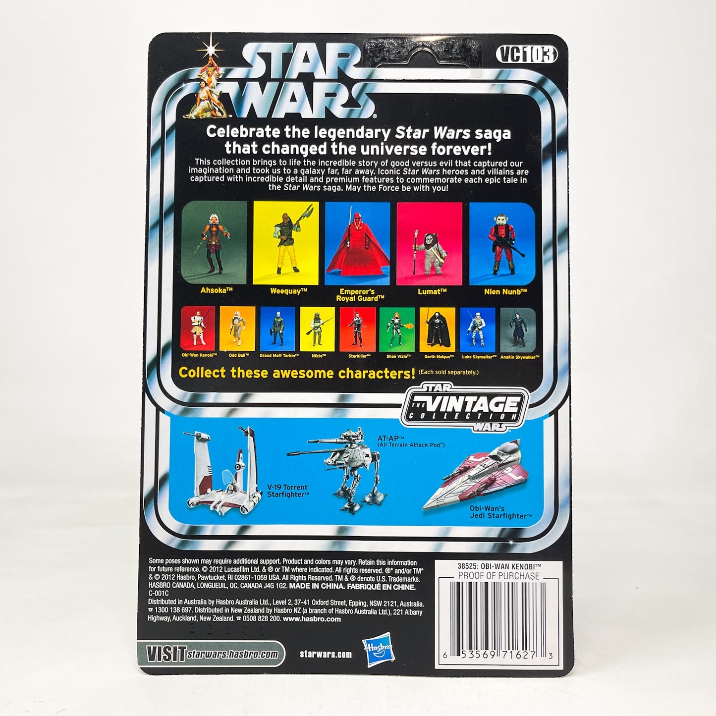 VC103 Obi-Wan Kenobi - Clone Wars (2012) - Hasbro Vintage Collection
