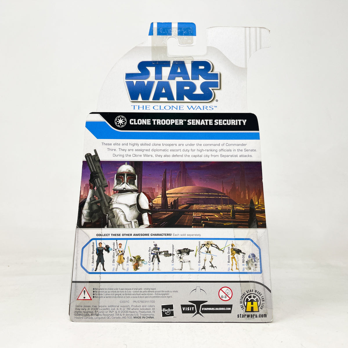 Clone Trooper (Senate Security) SDCC - Hasbro The Clone Wars (2008)