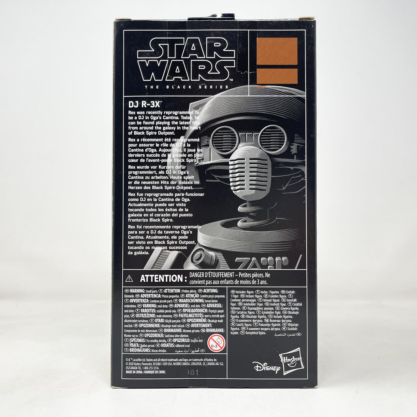 DJ R-3X Galaxy's Edge - Hasbro Black Series (2020)