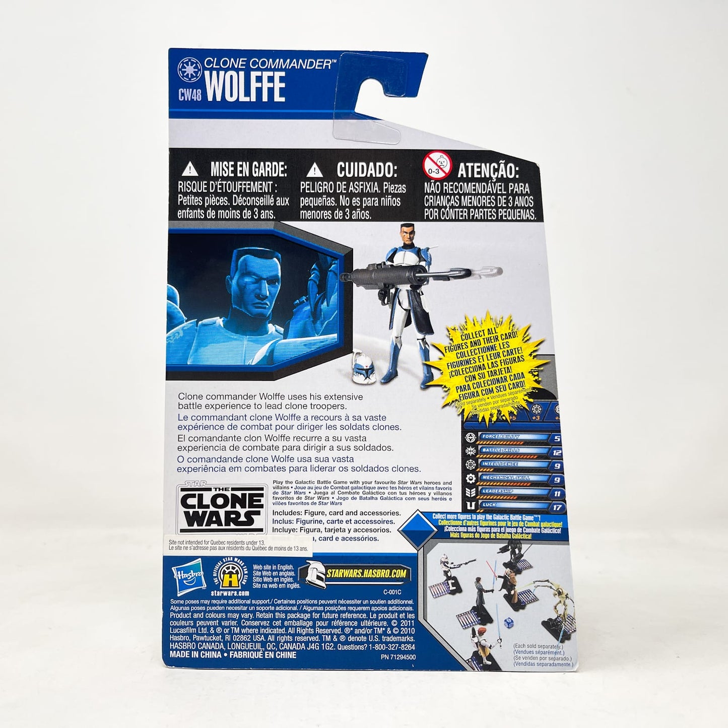 Clone Commander Wolffe CW48 - The Clone Wars 2010 3.75" Star Wars Action Figure