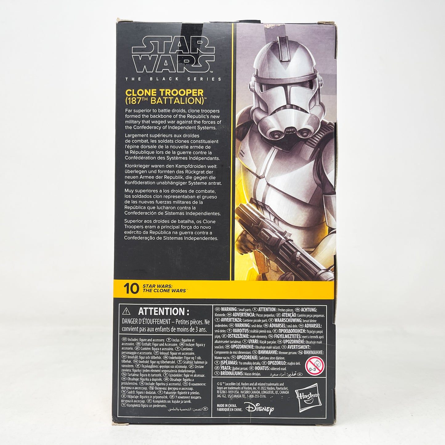Clone Trooper (187th Battalion) CW #10 - Hasbro Black Series (2022)