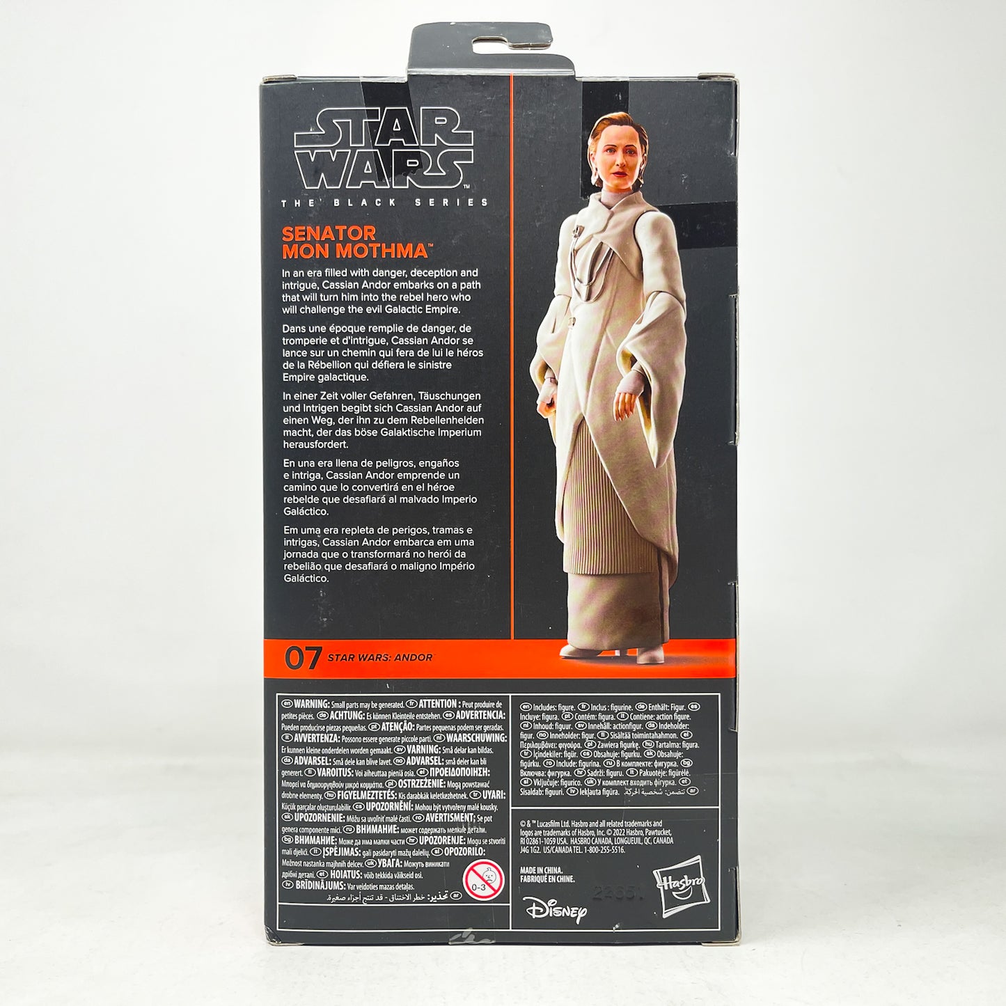 Senator Mon Mothma (Andor) AND 07 - Hasbro Black Series (2023)