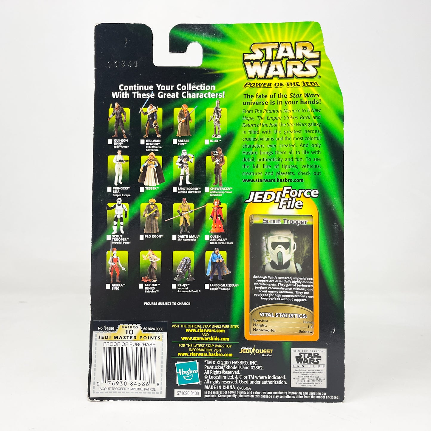 Scout Trooper (Imperial Patrol) - Hasbro Power of the Jedi POTJ (2000)