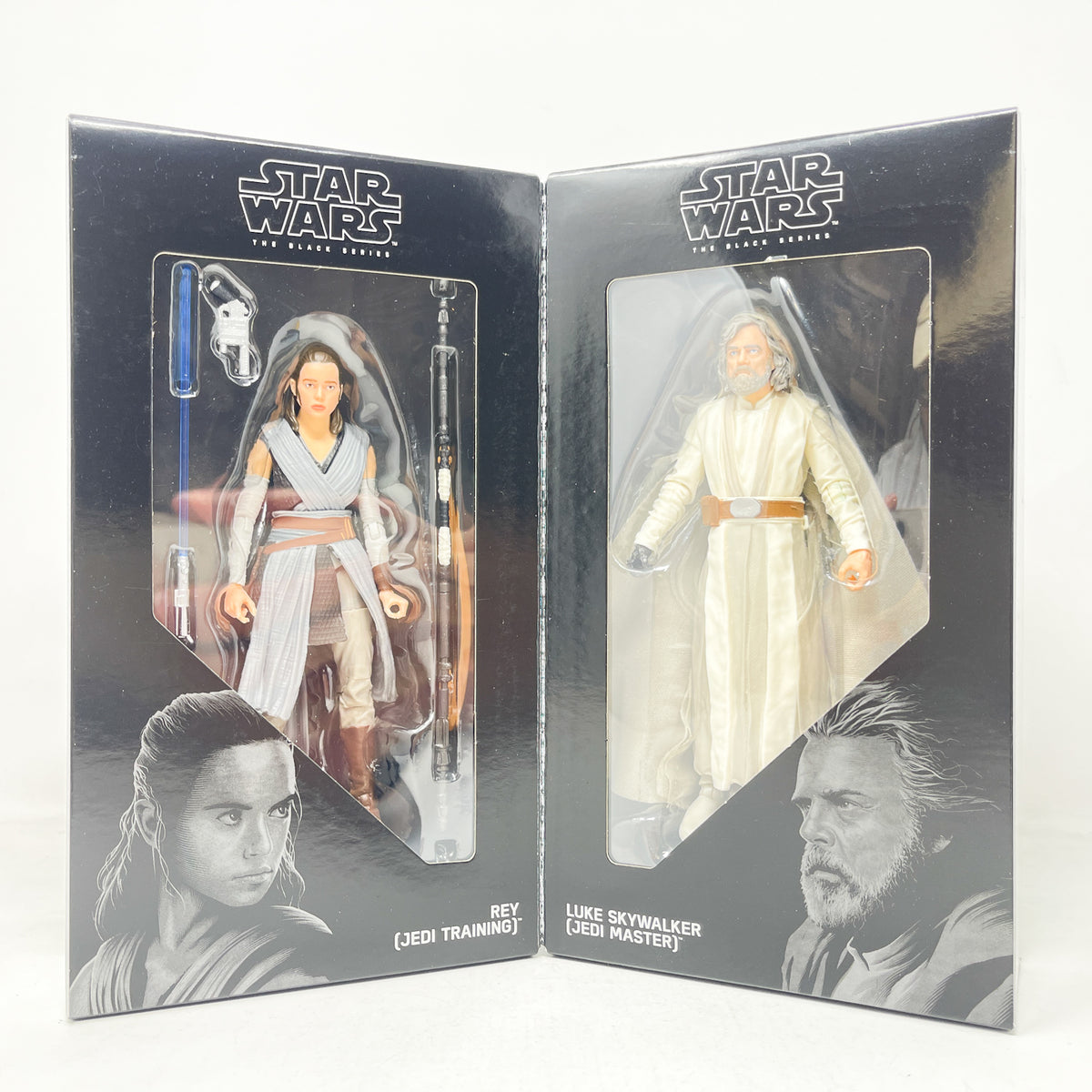 Luke Skywalker & Rey Jedi Master and Training (SDCC) - Hasbro Black Series (2017)