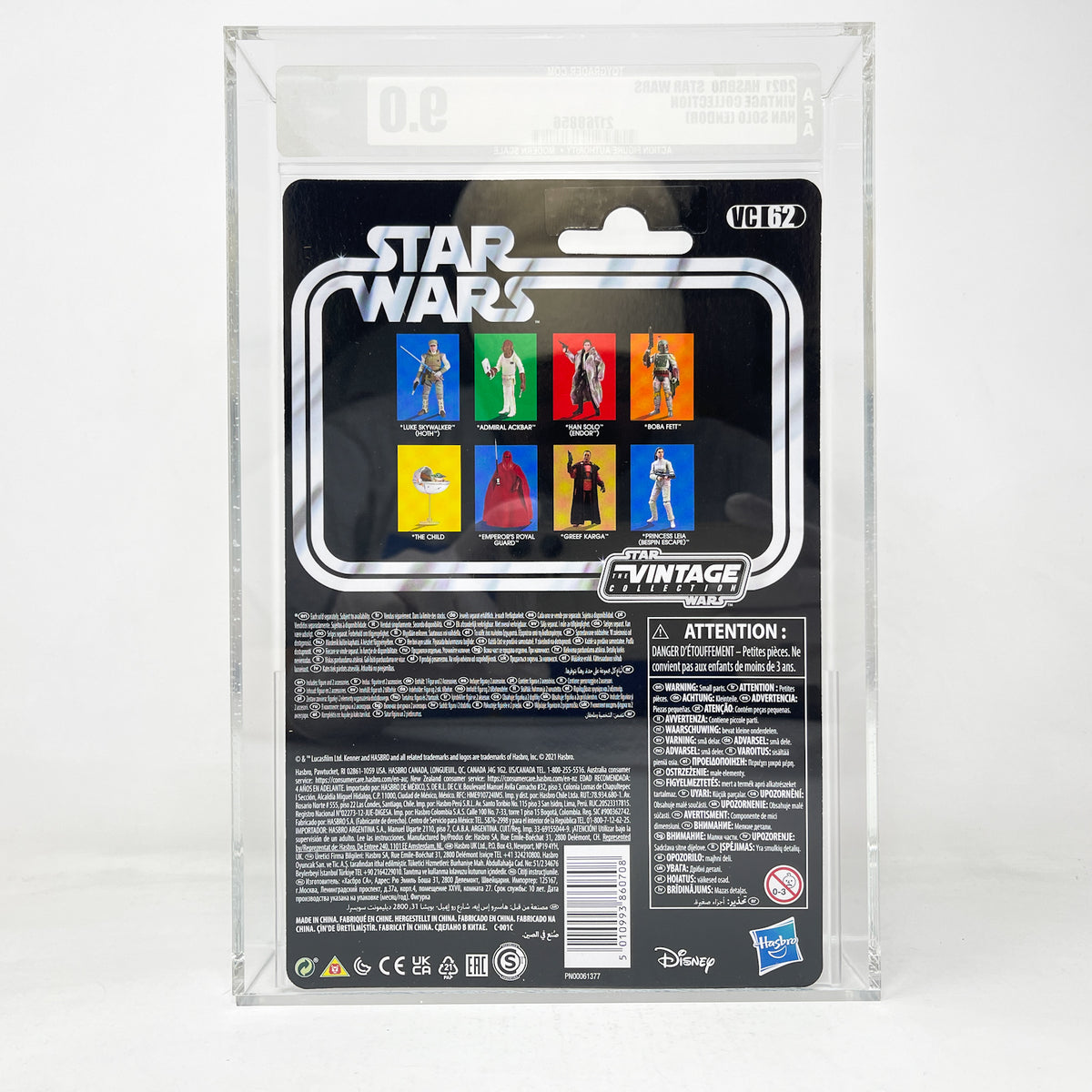 VC062 Han Solo (Endor) Reissue AFA Graded 9.0 - The Vintage Collection Hasbro Star Wars