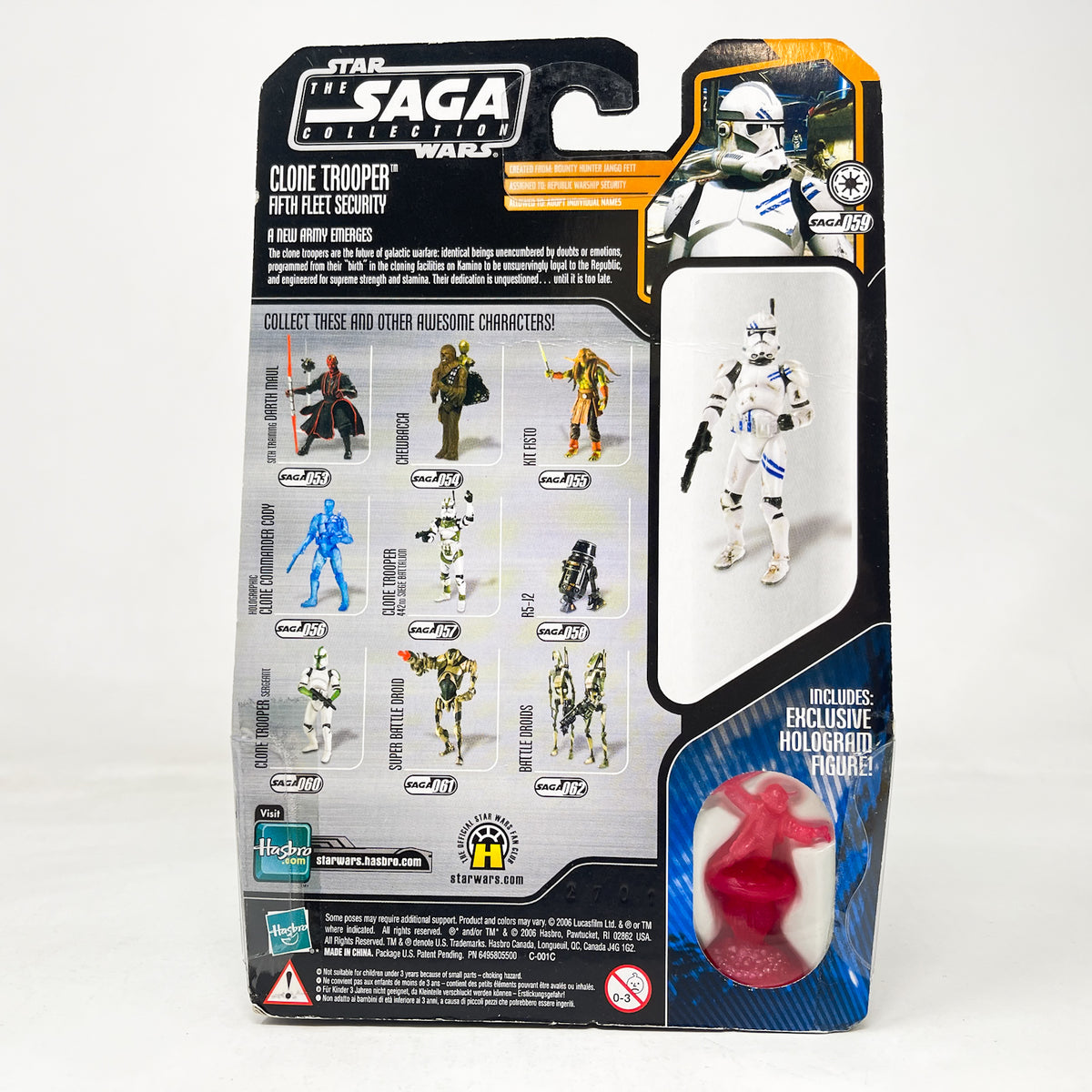 Clone Trooper (Fifth Fleet Security) #59 - Hasbro Saga Collection (2007)