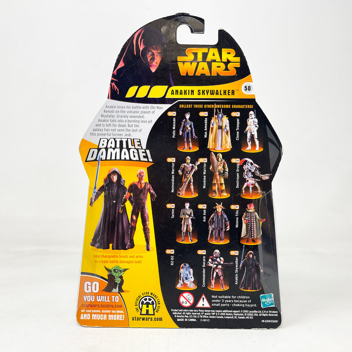 Anakin Skywalker (Battle Damage) #50 - Hasbro ROTS 2005