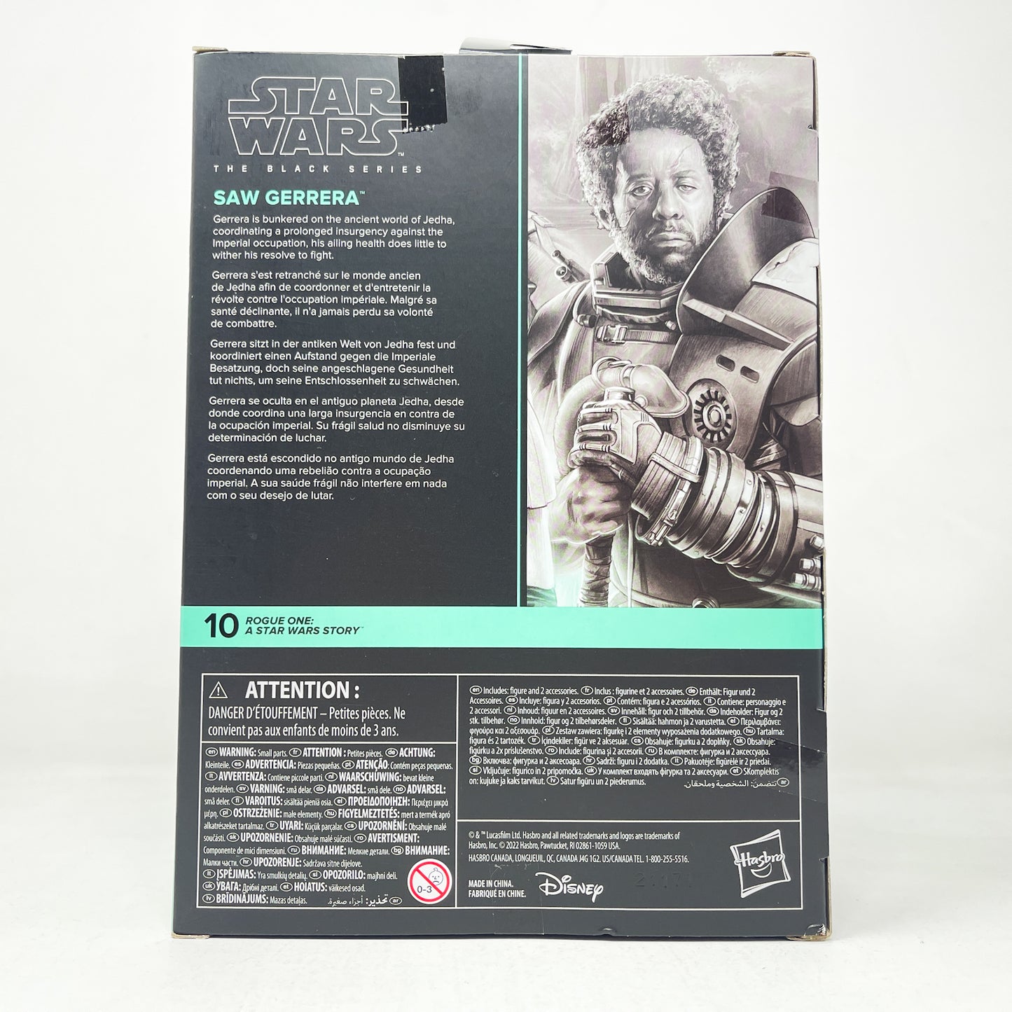 Saw Gerrera Deluxe (Rogue One) RO10 - Hasbro Black Series (2022)