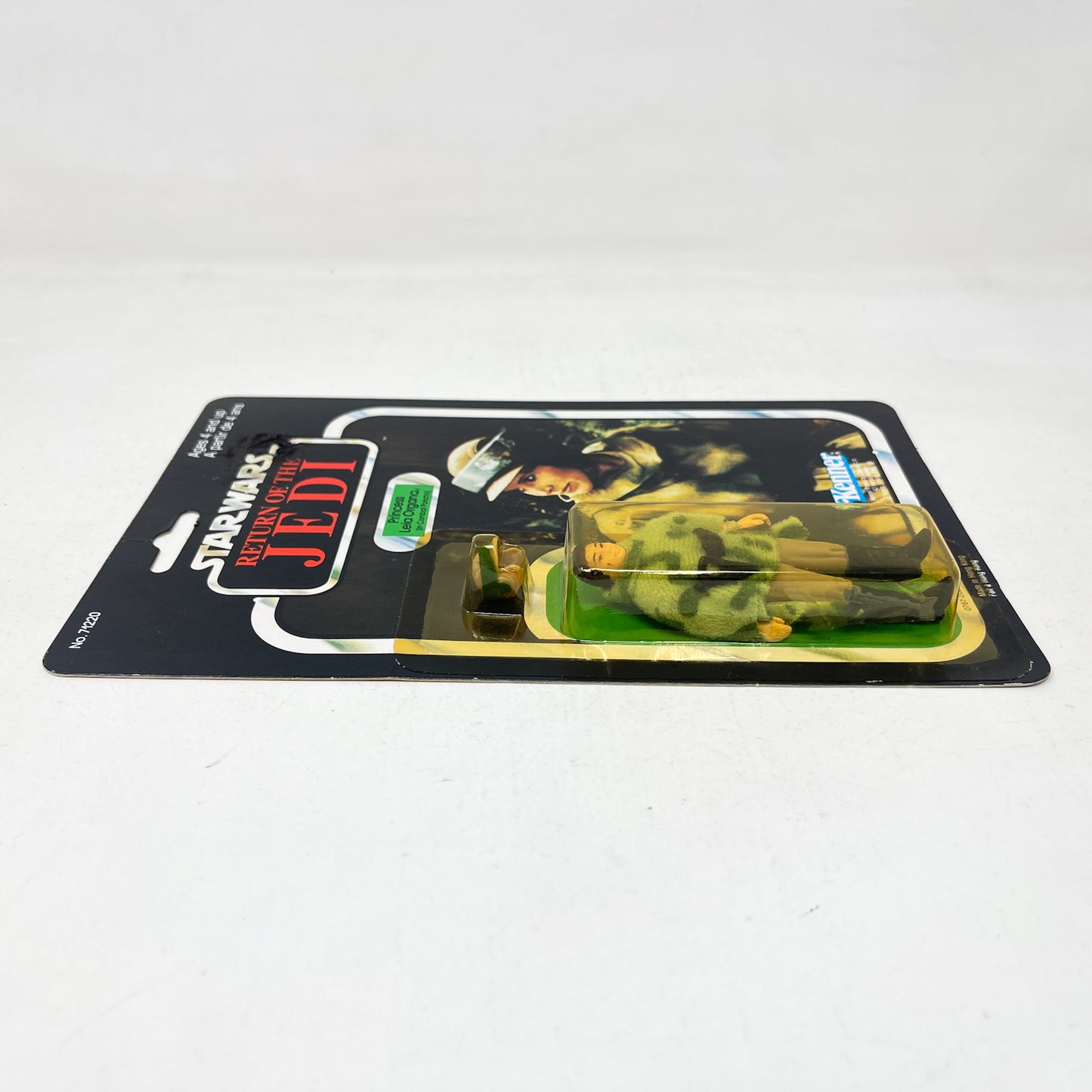 Leia in Combat Poncho (Endor) 77A Canadian - Mint on Card