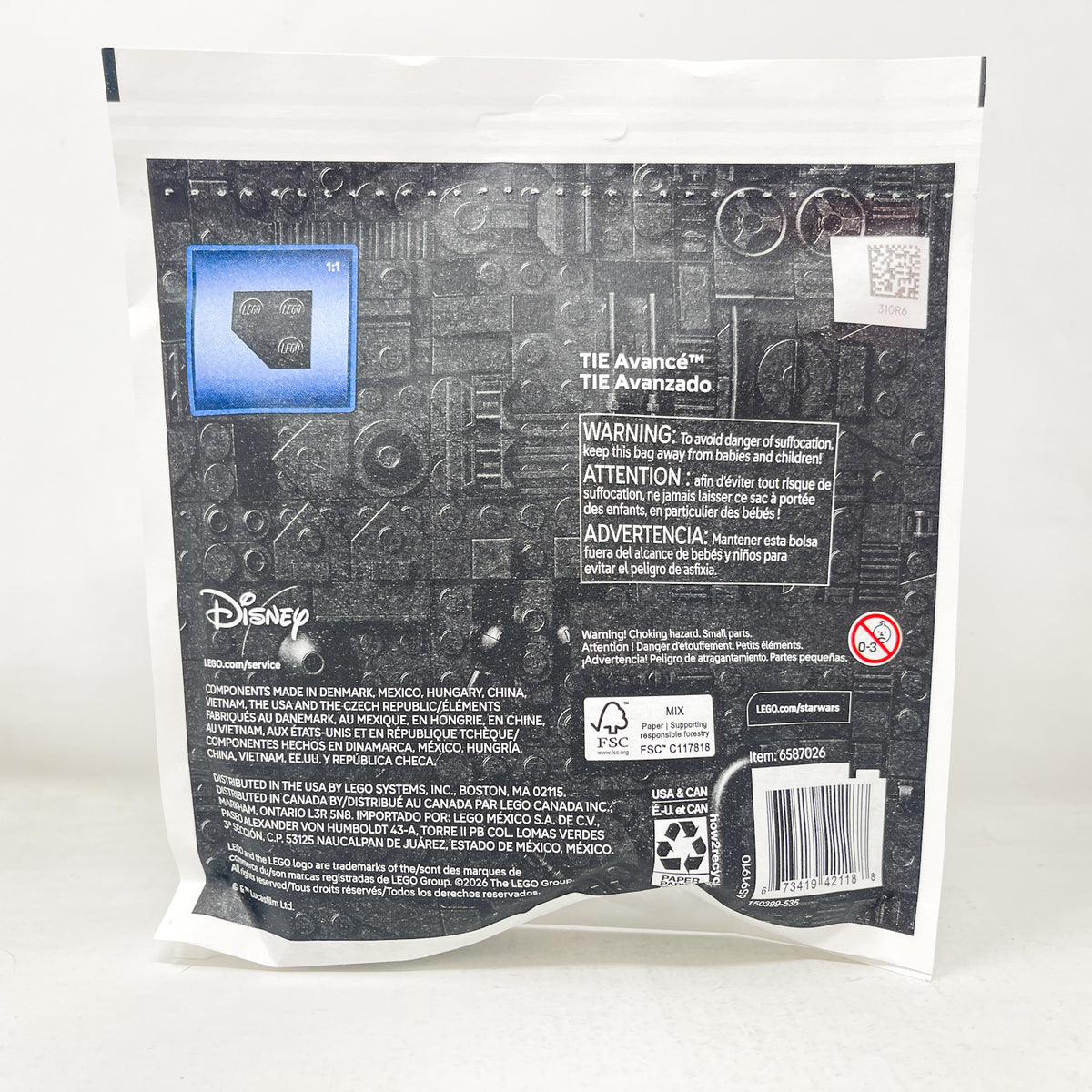 TIE Advanced Polybag 30727 - LEGO Star Wars (2026) - Sealed