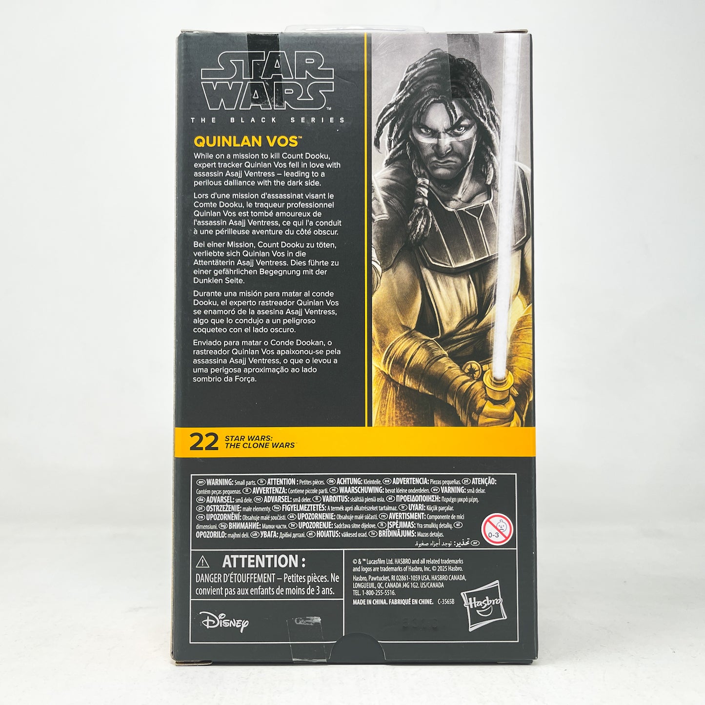 Quinlan Vos - Clone Wars #22 - Hasbro Black Series (2026)