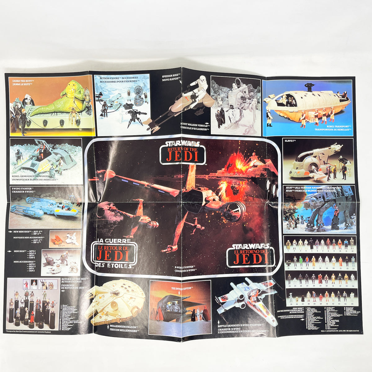 Return of the Jedi Palitoy Tri-Logo Poster (1983)