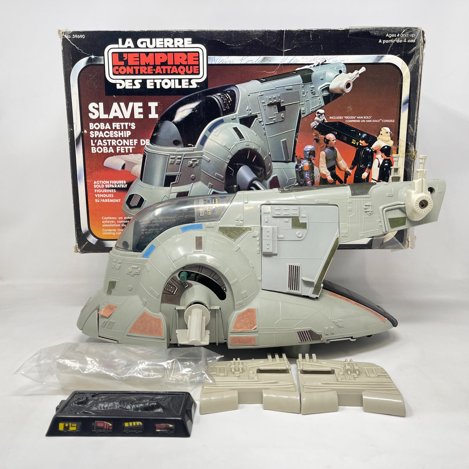 特撮 Star Wars Slave 1 Vintage Kenner Slave I Mint in Canadian Box Complete Mandalorian