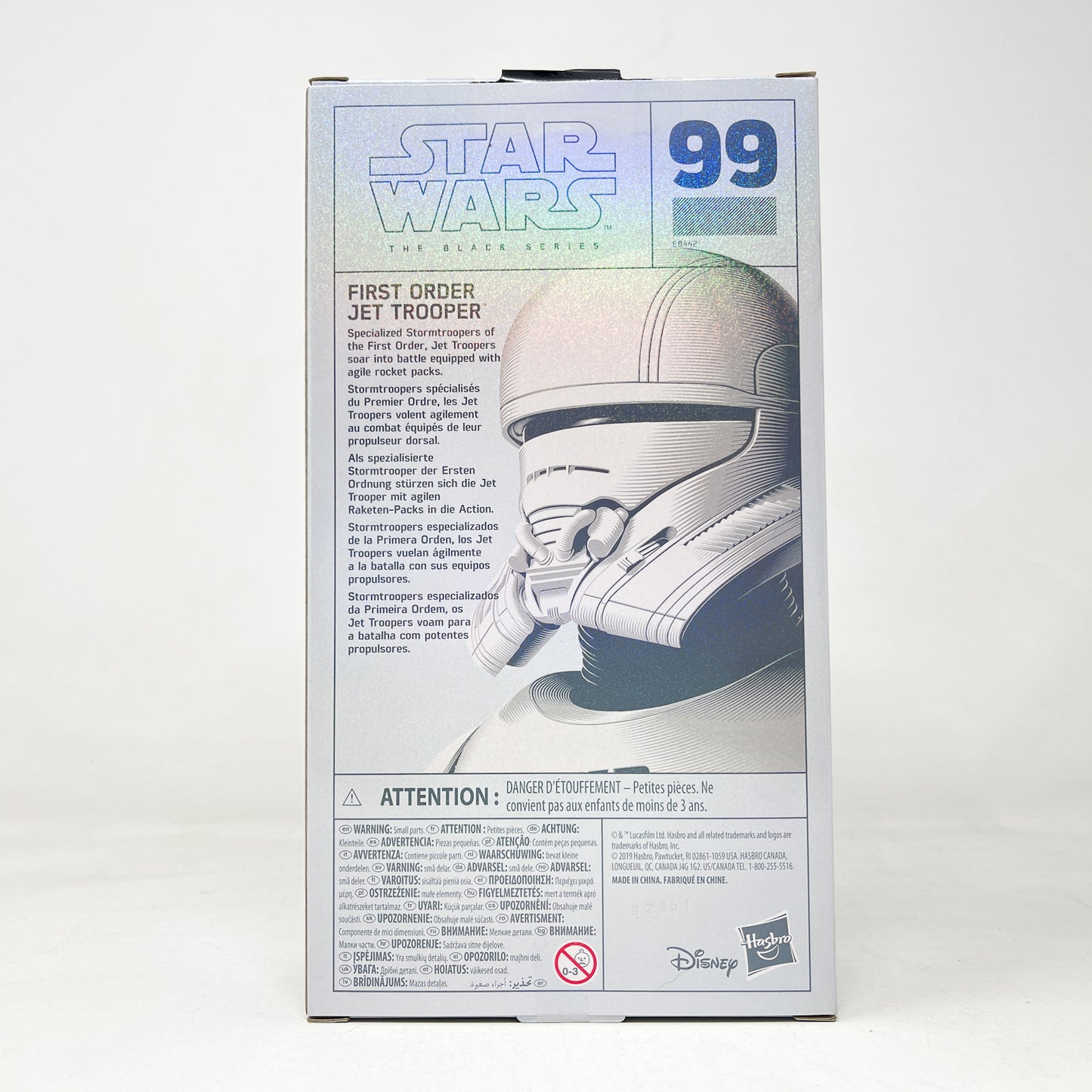 First Order Jet Trooper (Carbonized) #99 - Hasbro Black Series (2019)