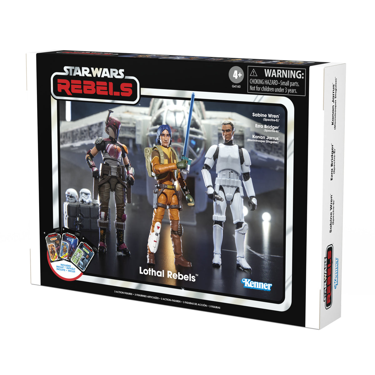 Pre-Order VC425, 426 & 427 Lothal Rebels Set 3 Pack (Ezra, Sabine & Kanan) - Hasbro Vintage Collection (2027)