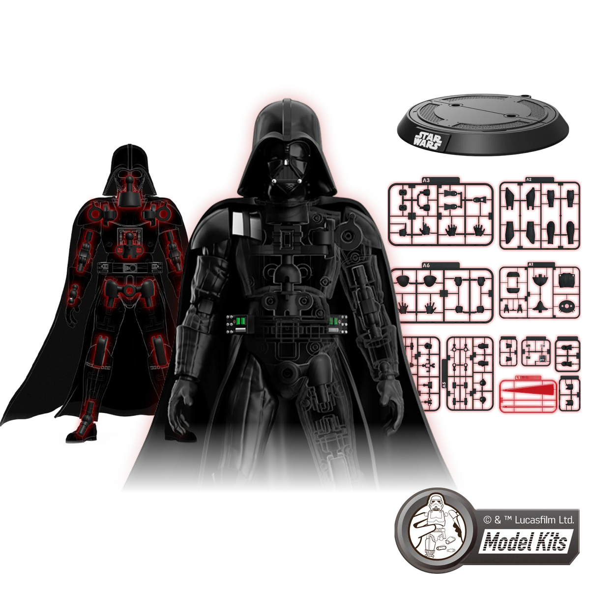 Darth Vader (Champion Class 01) – Blokees Star Wars Model Kit (2025)
