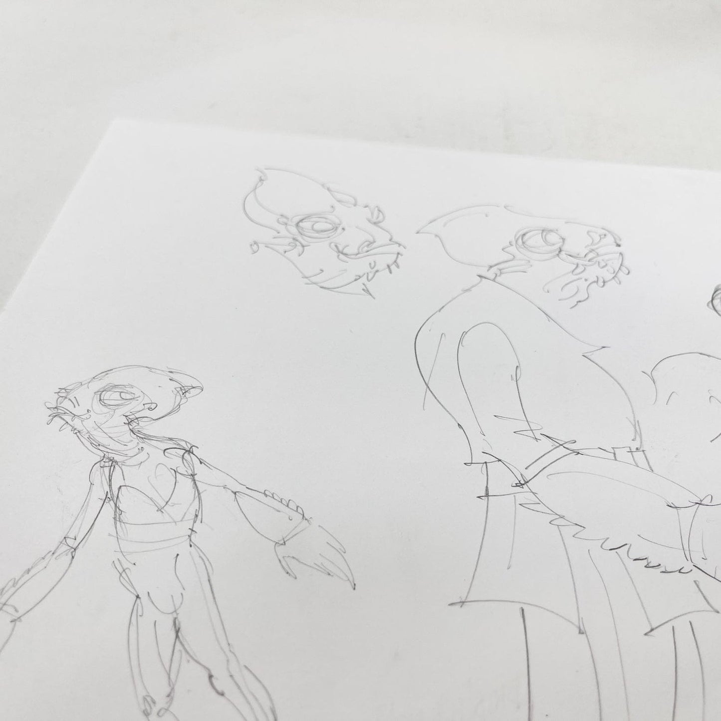 Vintage 4th Moon Toys Star Wars Pre-Production Tartakovsky Clone Wars Original Pre-Production Artwork - Mon Calamari