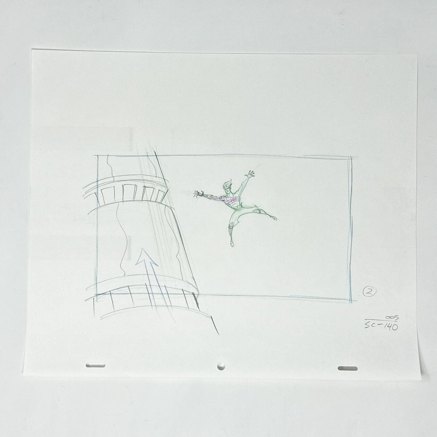 Vintage 4th Moon Toys Star Wars Pre-Production Tartakovsky Clone Wars Original Pre-Production Storyboard F