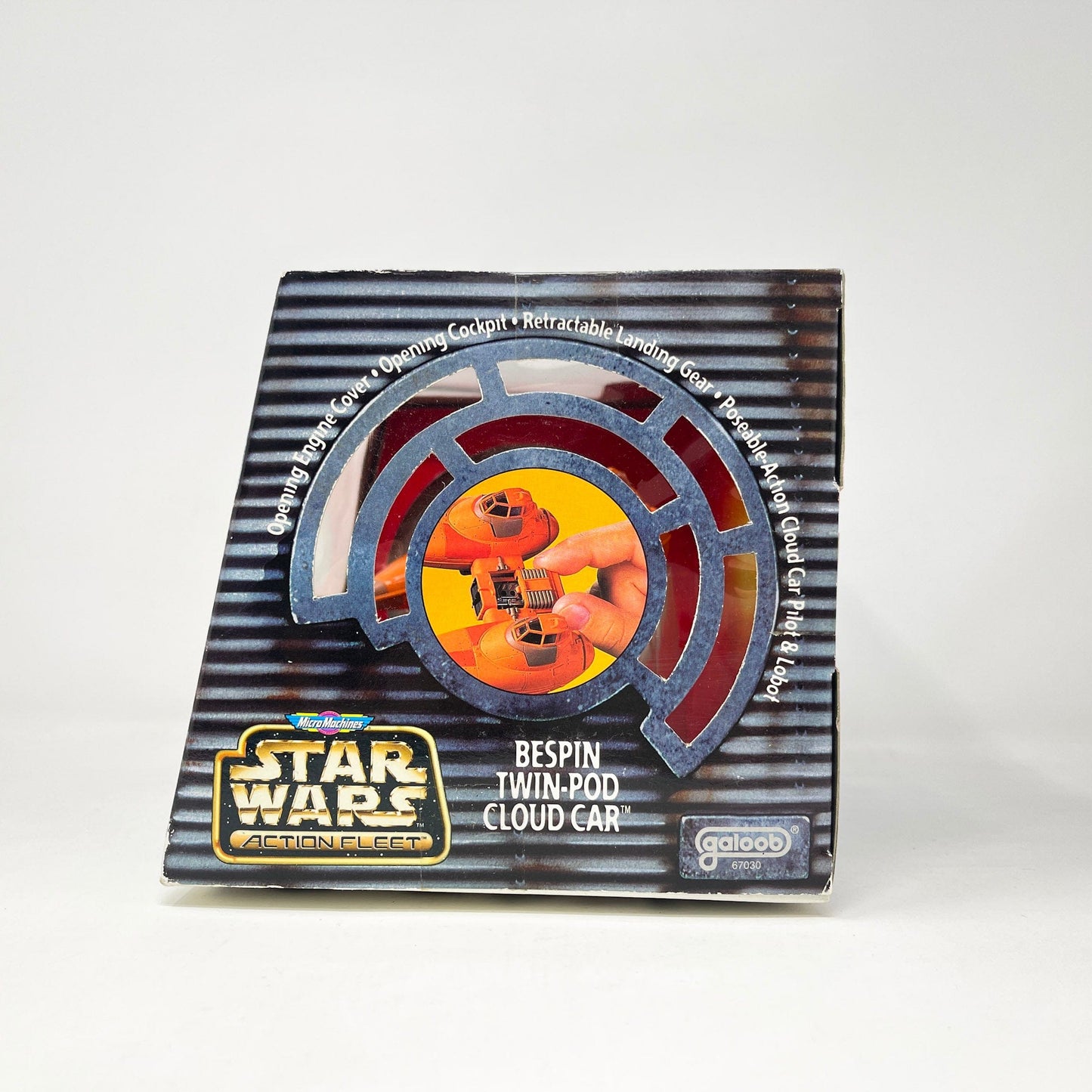 Vintage Galoob Star Wars Modern Ships Cloud Car MISB (1996) MISB - Action Fleet Micro Machines Star Wars