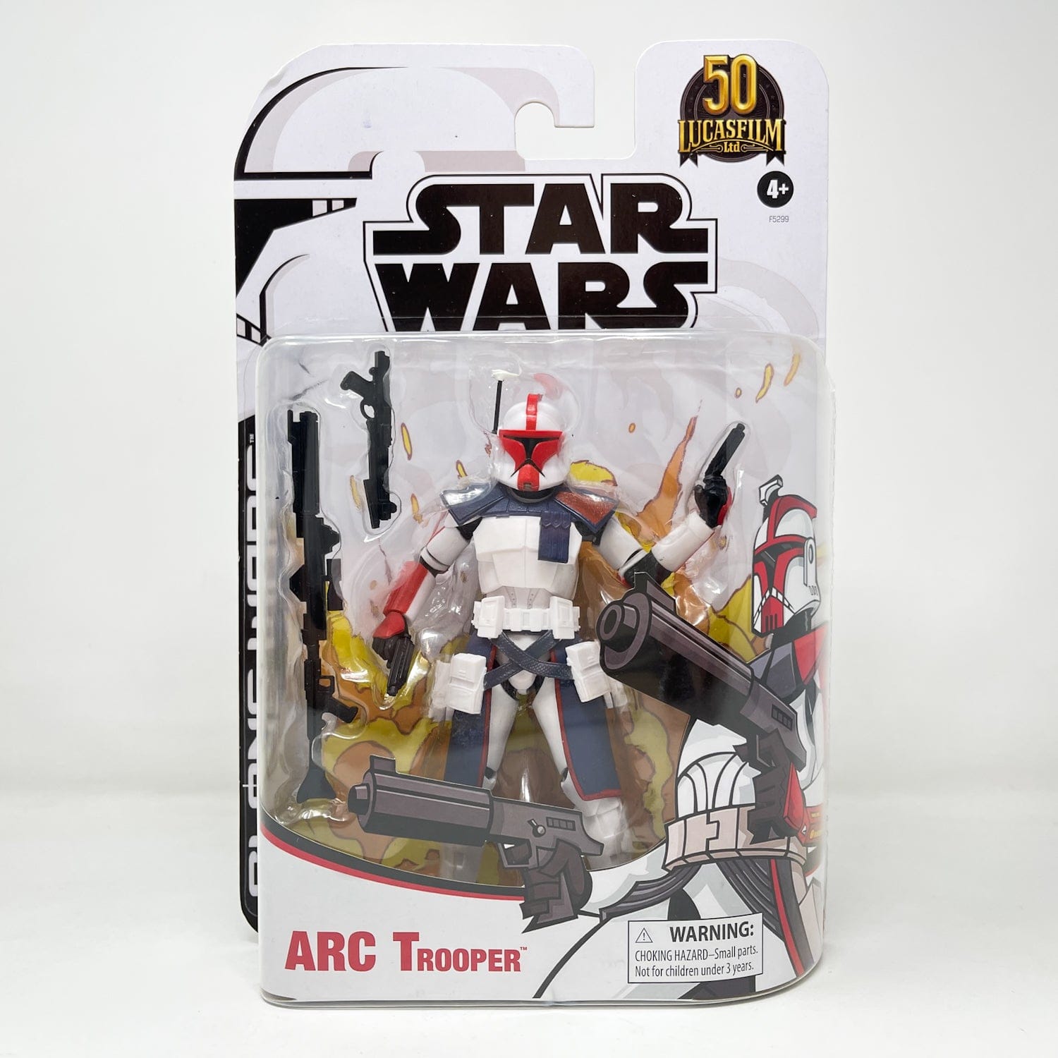Hasbro 2022 Arc Trooper (Clone Wars Tartakovsky) Black Series Star