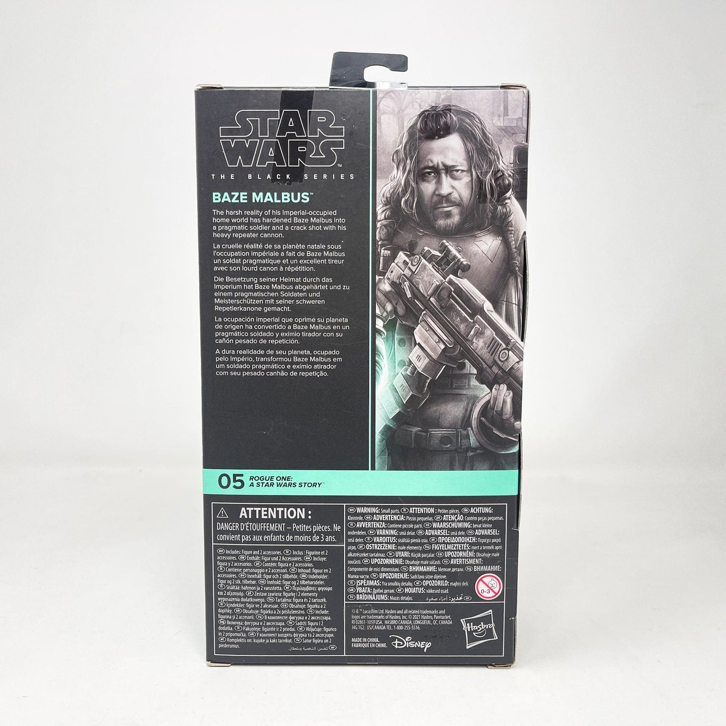 Vintage Hasbro Star Wars Black Series Sealed Figures Baze Malbus (Rogue One) RO 05 - Black Series Hasbro Star Wars Action Figure