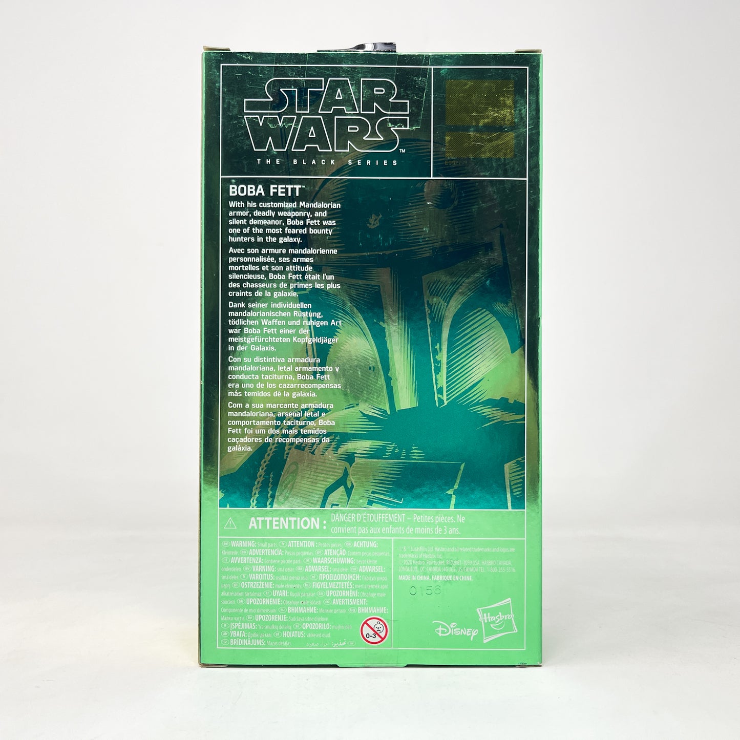 Vintage Hasbro Star Wars Black Series Sealed Figures Boba Fett (Carbonized) - Hasbro Black Series (2020)