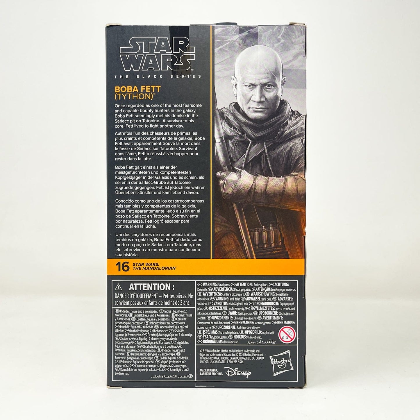 Vintage Hasbro Star Wars Black Series Sealed Figures Boba Fett (Tython) MAN #16 - Black Series Hasbro