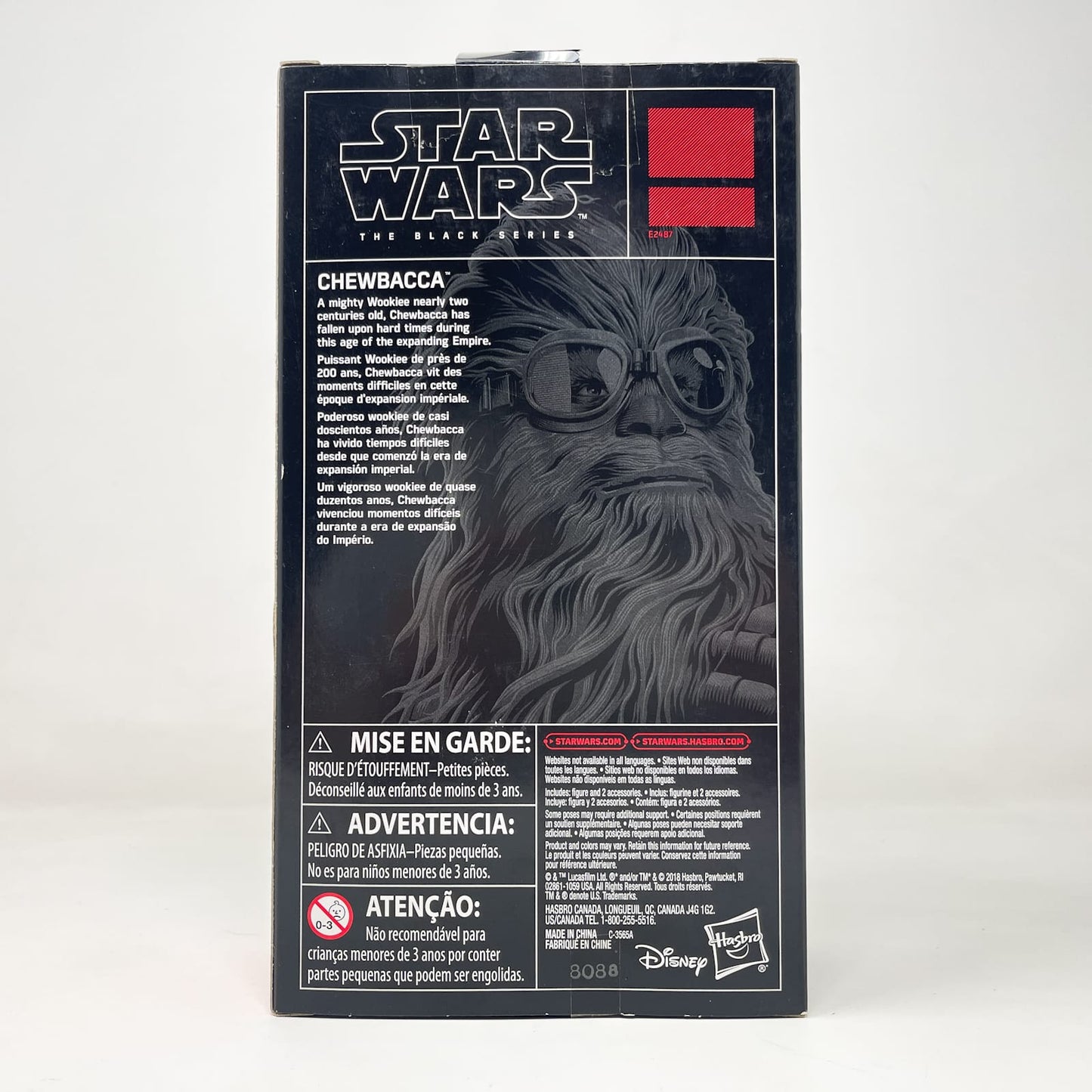 Vintage Hasbro Star Wars Black Series Sealed Figures Chewbacca (Goggles) - Hasbro Black Series (2018)