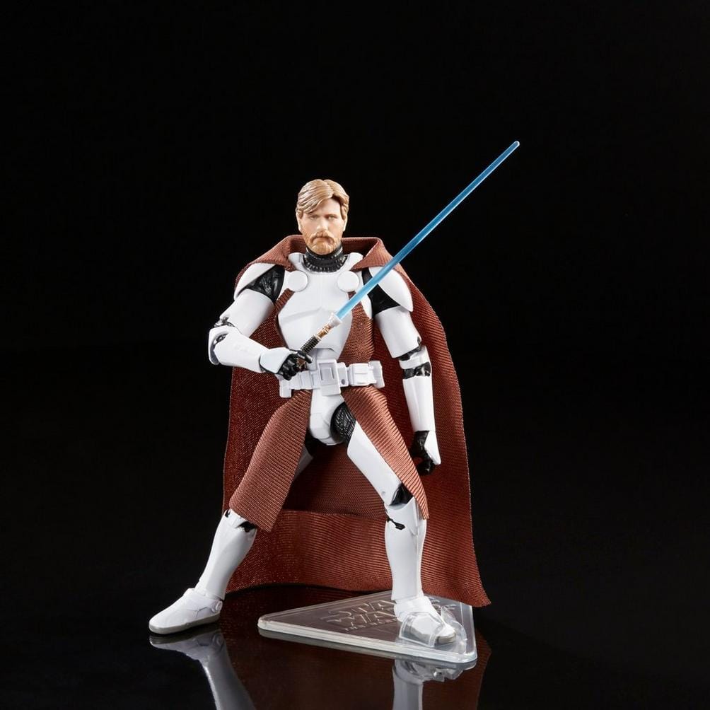 Vintage Hasbro Star Wars Black Series Sealed Figures Clone Commander Obi-Wan Kenobi - Clone Wars (2025) - Black Series Hasbro Star Wars Action Figure