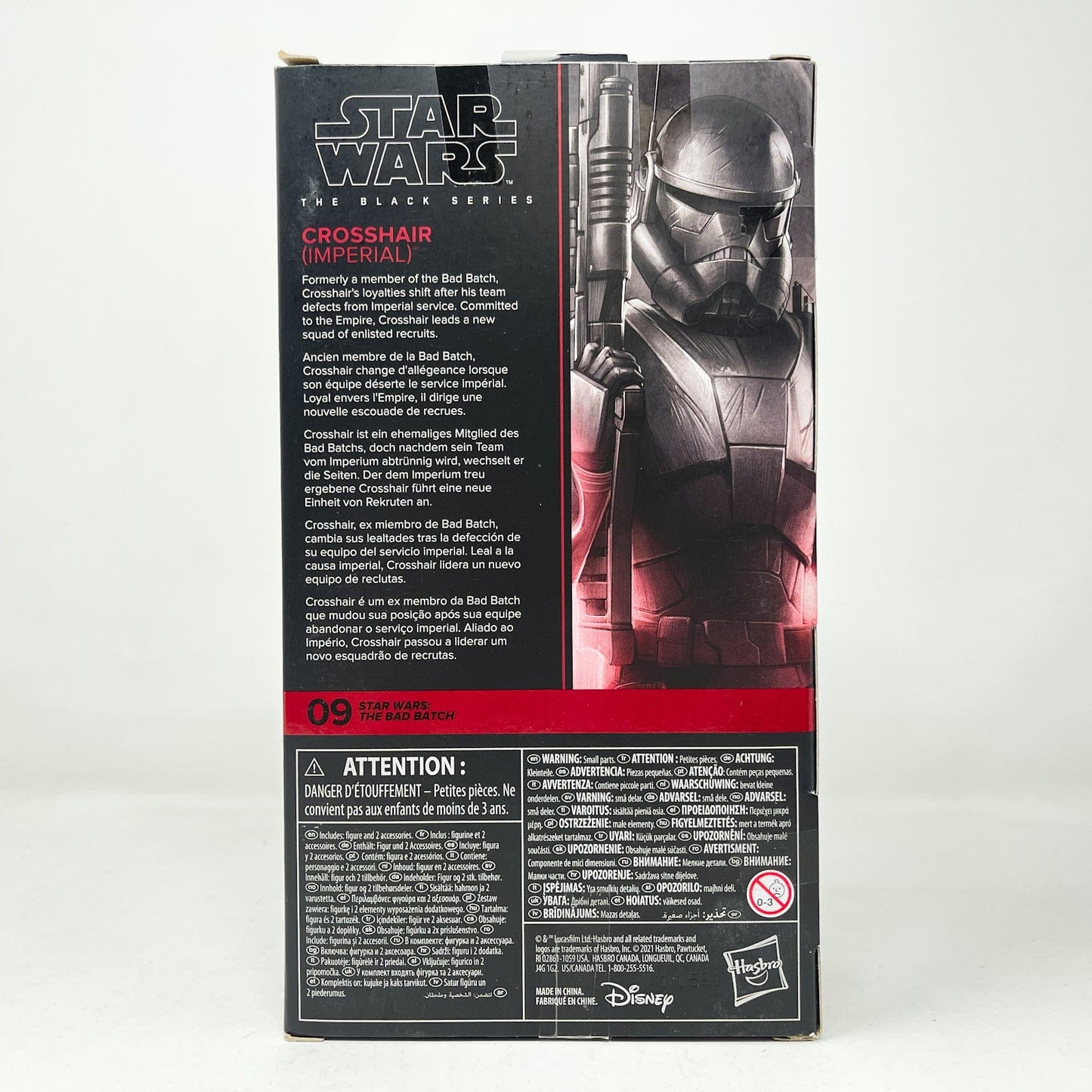 Vintage Hasbro Star Wars Black Series Sealed Figures Crosshair - Imperial (The Bad Batch) BB 09 - Black Series Hasbro Star Wars Action Figure