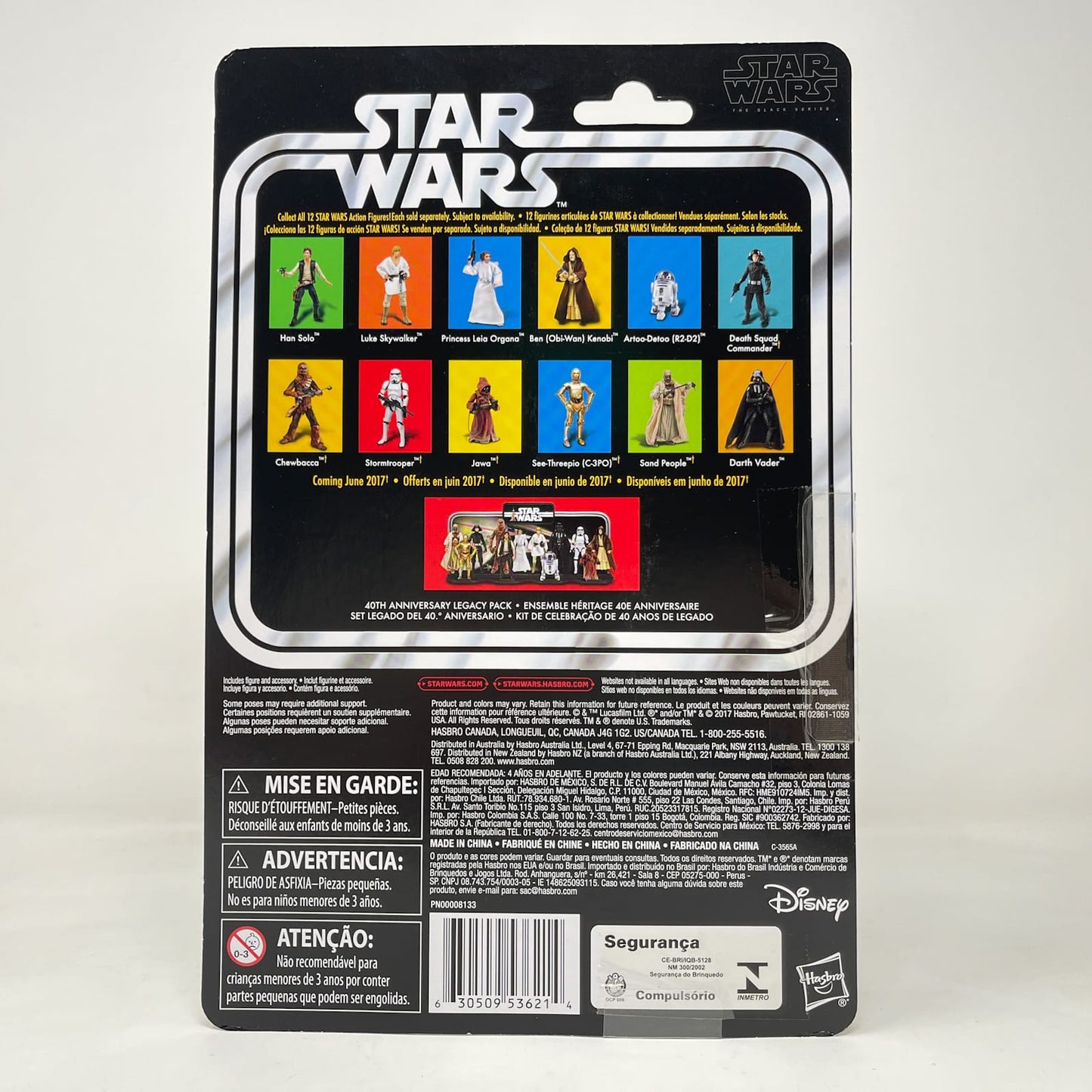 Vintage Hasbro Star Wars Black Series Sealed Figures Darth Vader (Legacy Pack) - 40th Anniversary - Hasbro Black Series (2019)