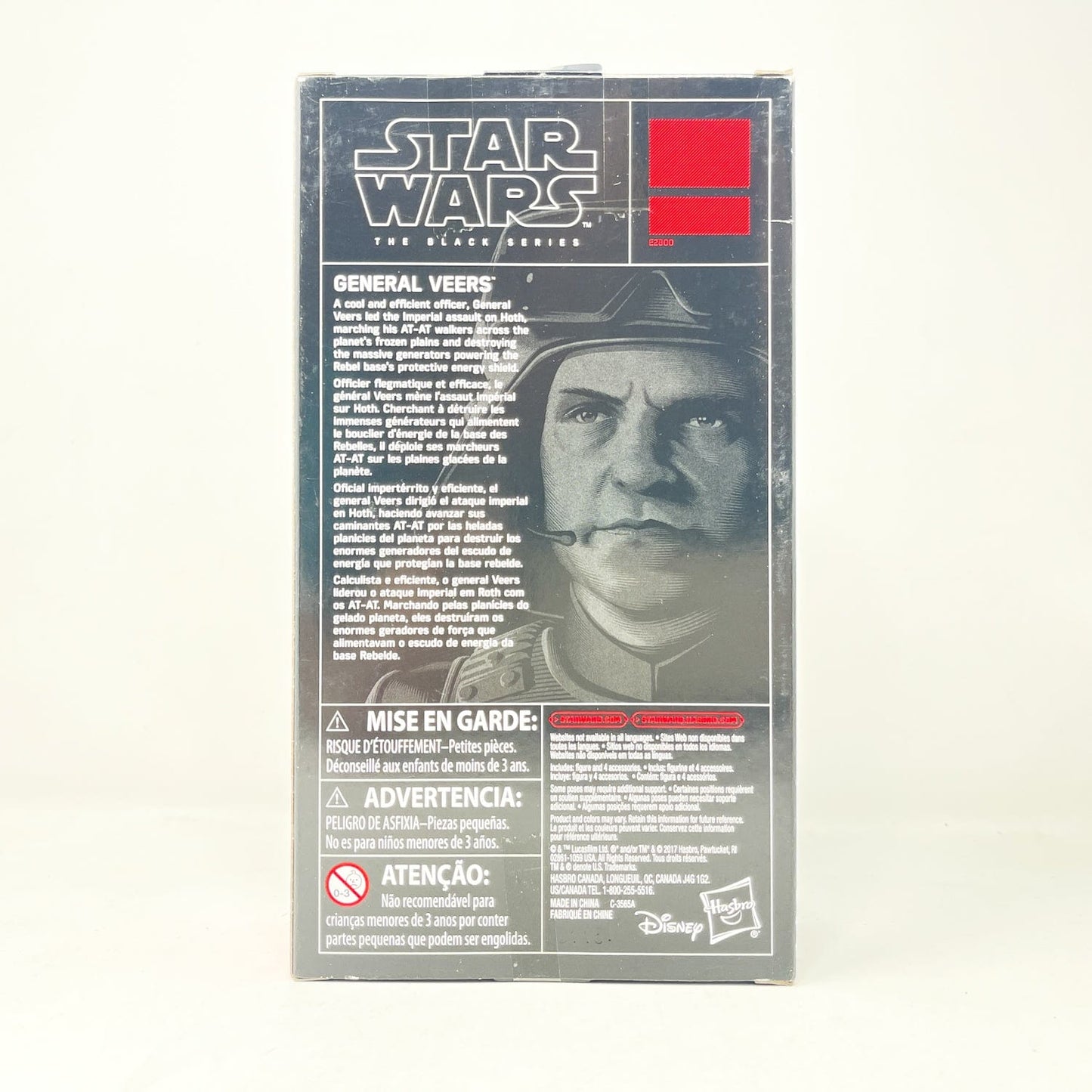 Vintage Hasbro Star Wars Black Series Sealed Figures General Veers (2018) - Black Series Hasbro Star Wars Action Figure