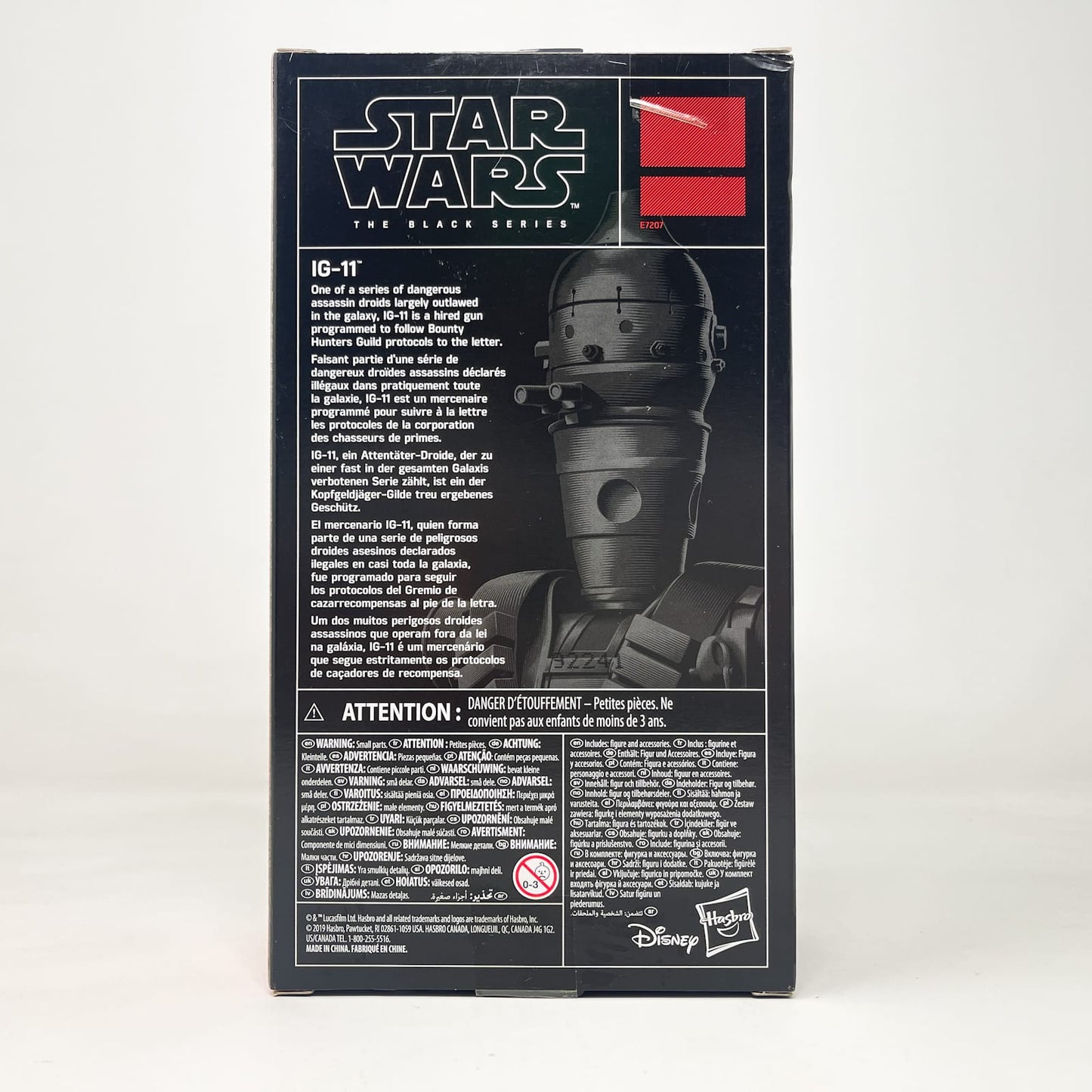 Vintage Hasbro Star Wars Black Series Sealed Figures IG-11 (The Mandalorian) - Hasbro Black Series (2019)