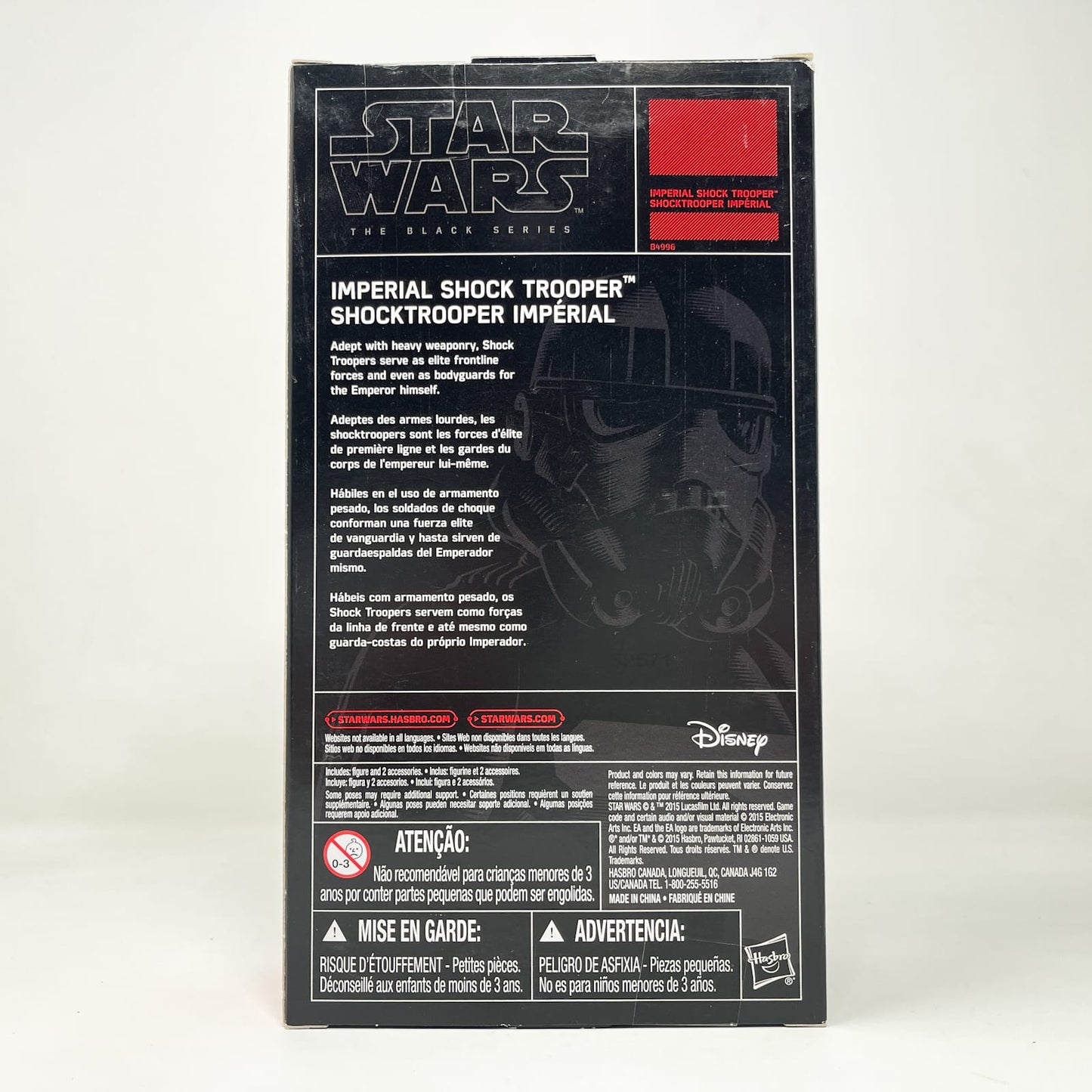Vintage Hasbro Star Wars Black Series Sealed Figures Imperial Shock Trooper Battlefront – Hasbro Black Series (2015)