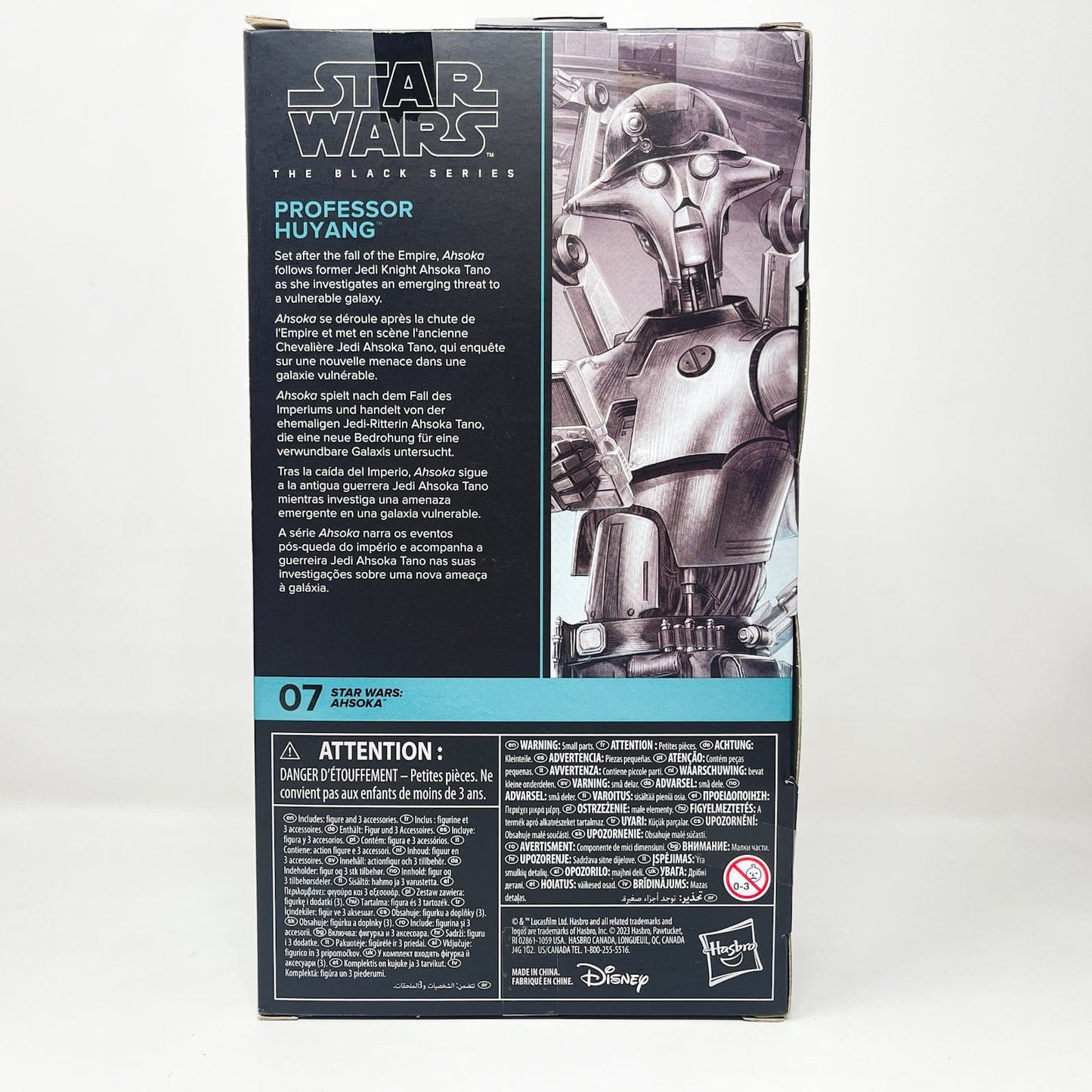 Vintage Hasbro Star Wars Black Series Sealed Figures Professor Huyang - Black Series AHS #07 Hasbro Star Wars Action Figure