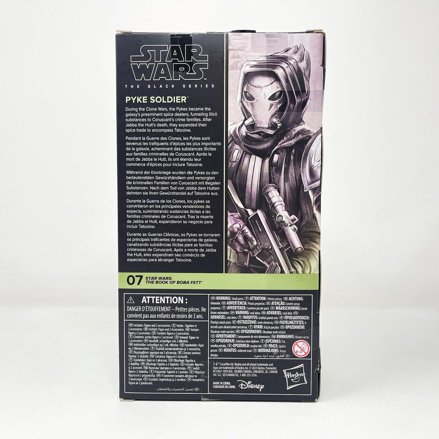 Vintage Hasbro Star Wars Black Series Sealed Figures Pyke Soldier BOBF 07- Black Series Hasbro Star Wars Action Figure