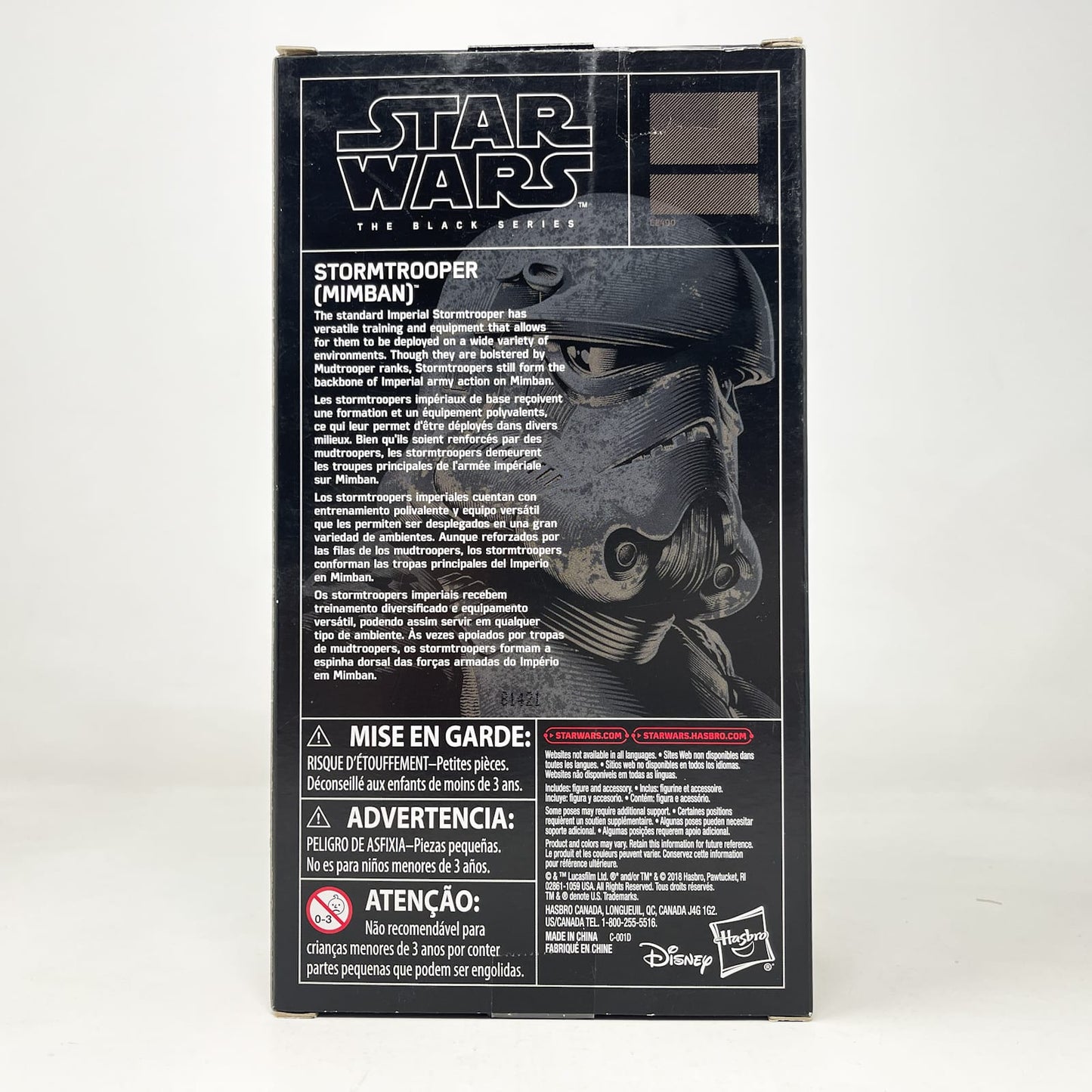 Vintage Hasbro Star Wars Black Series Sealed Figures Stormtrooper (Mimban) - Hasbro Black Series (2018)