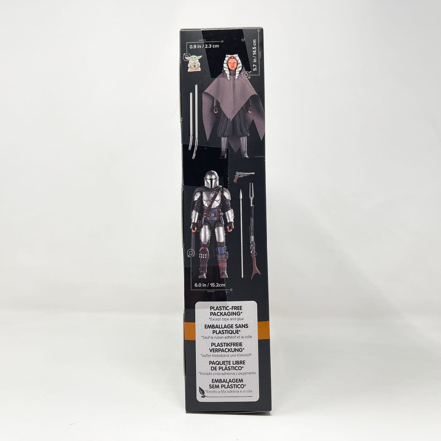 Vintage Hasbro Star Wars Black Series Sealed Figures The Mandalorian, Ahsoka Tano & Grogu 3-Pack – Hasbro Black Series (2022)