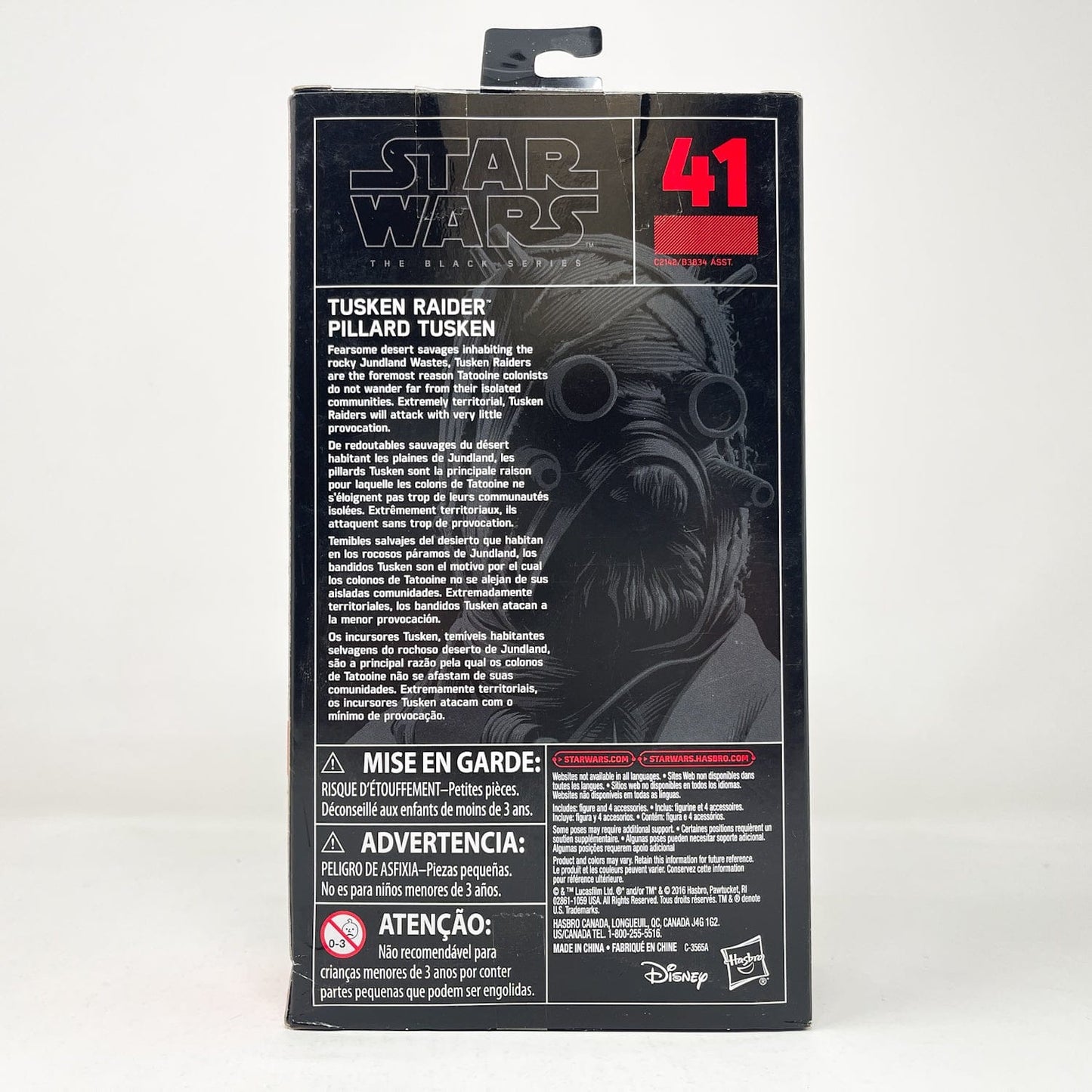 Vintage Hasbro Star Wars Black Series Sealed Figures Tusken Raider (2017) #41 - Black Series Hasbro Star Wars Action Figure