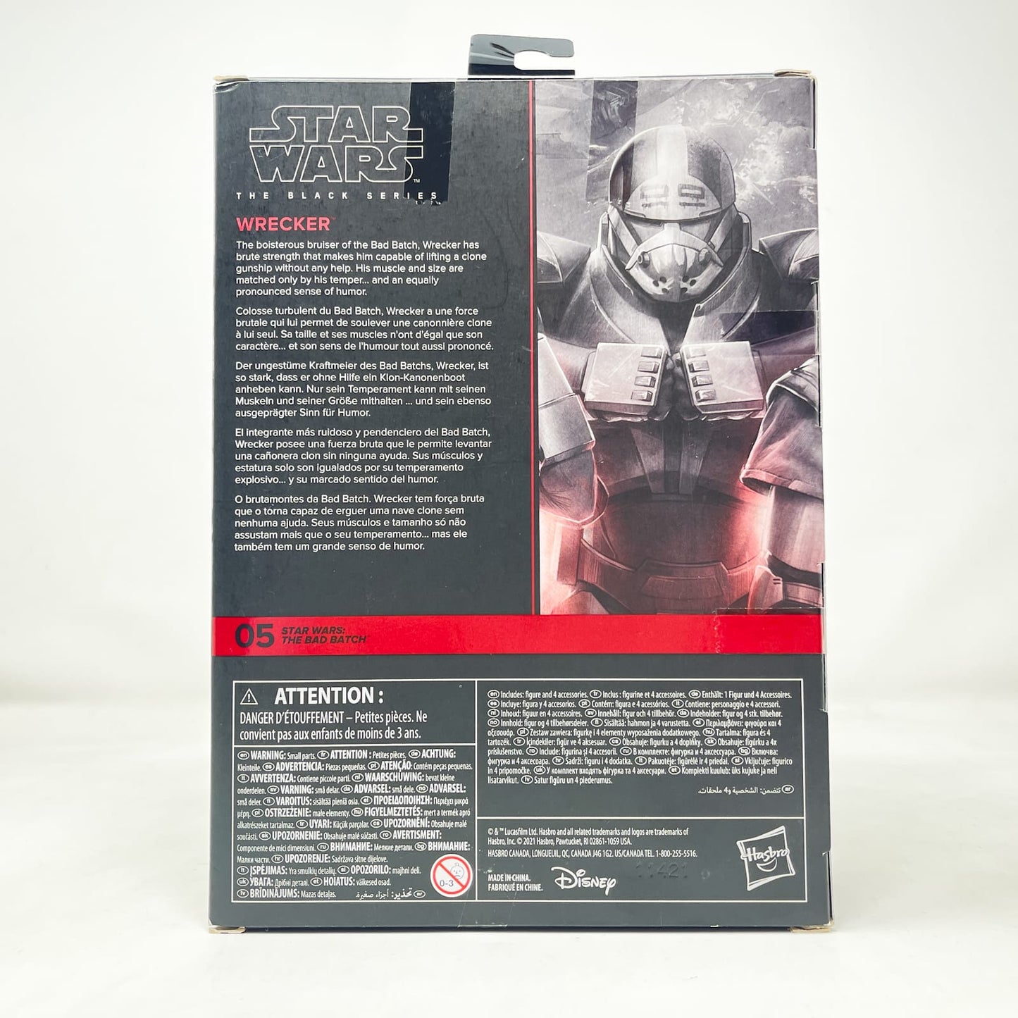 Vintage Hasbro Star Wars Black Series Sealed Figures Wrecker - Deluxe (The Bad Batch) BB 05 - Hasbro Black Series (2021)