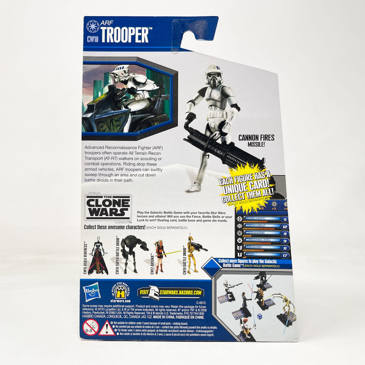 Vintage Hasbro Star Wars Mid MOC ARF Trooper CW18 – Hasbro Star Wars The Clone Wars (2010)