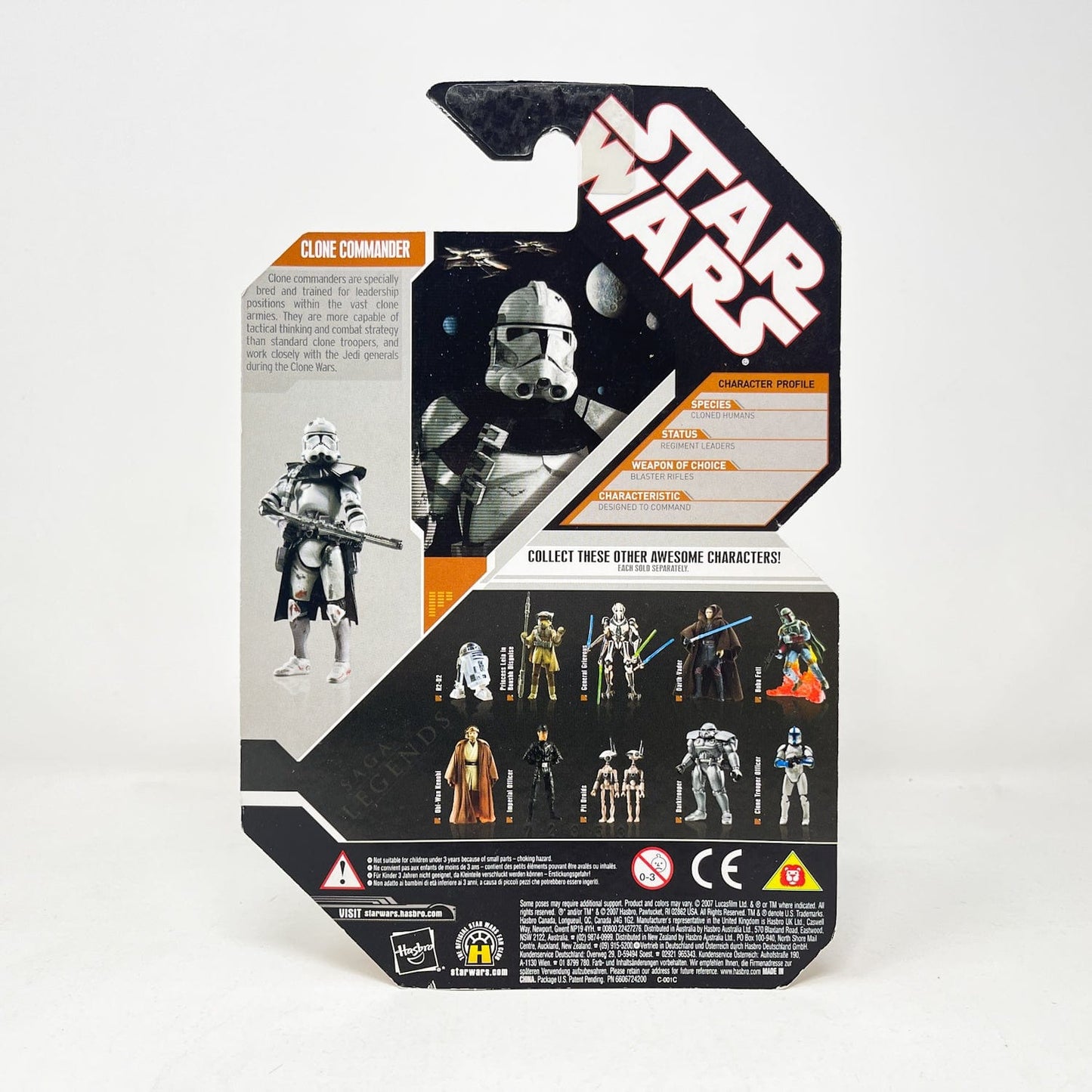 Vintage Hasbro Star Wars Mid MOC Clone Commander Fan's Choice - Hasbro 30th Anniversary Collection