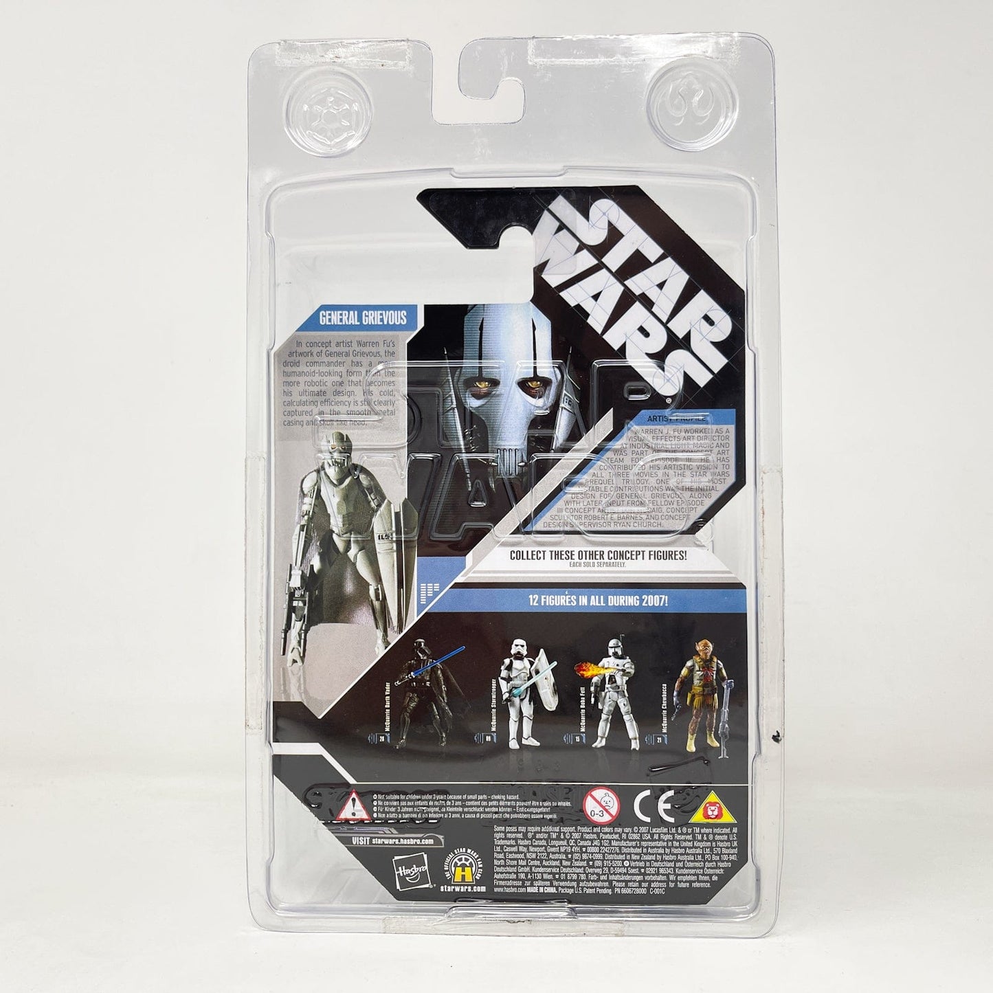 Vintage Hasbro Star Wars Mid MOC General Grievous (Concept) - Hasbro 30th Anniversary Collection 3.75"