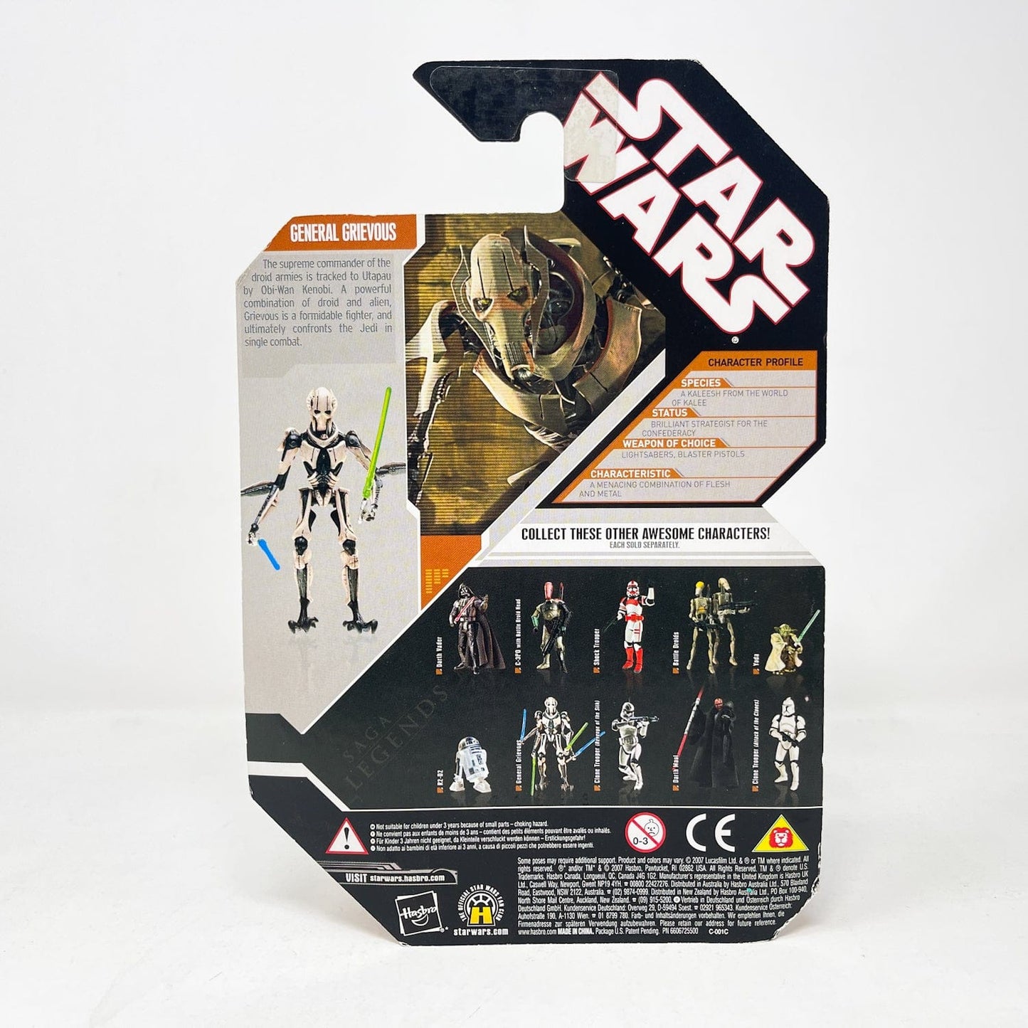 Vintage Hasbro Star Wars Mid MOC General Grievous - Hasbro 30th Anniversary Collection