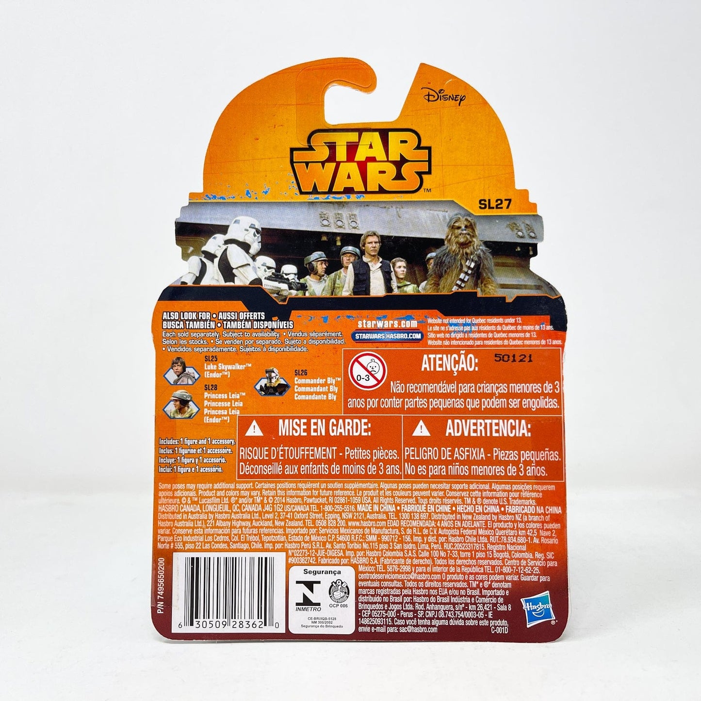 Vintage Hasbro Star Wars Mid MOC Han Solo (Endor) SL27 - Hasbro 2015 Rebels Series