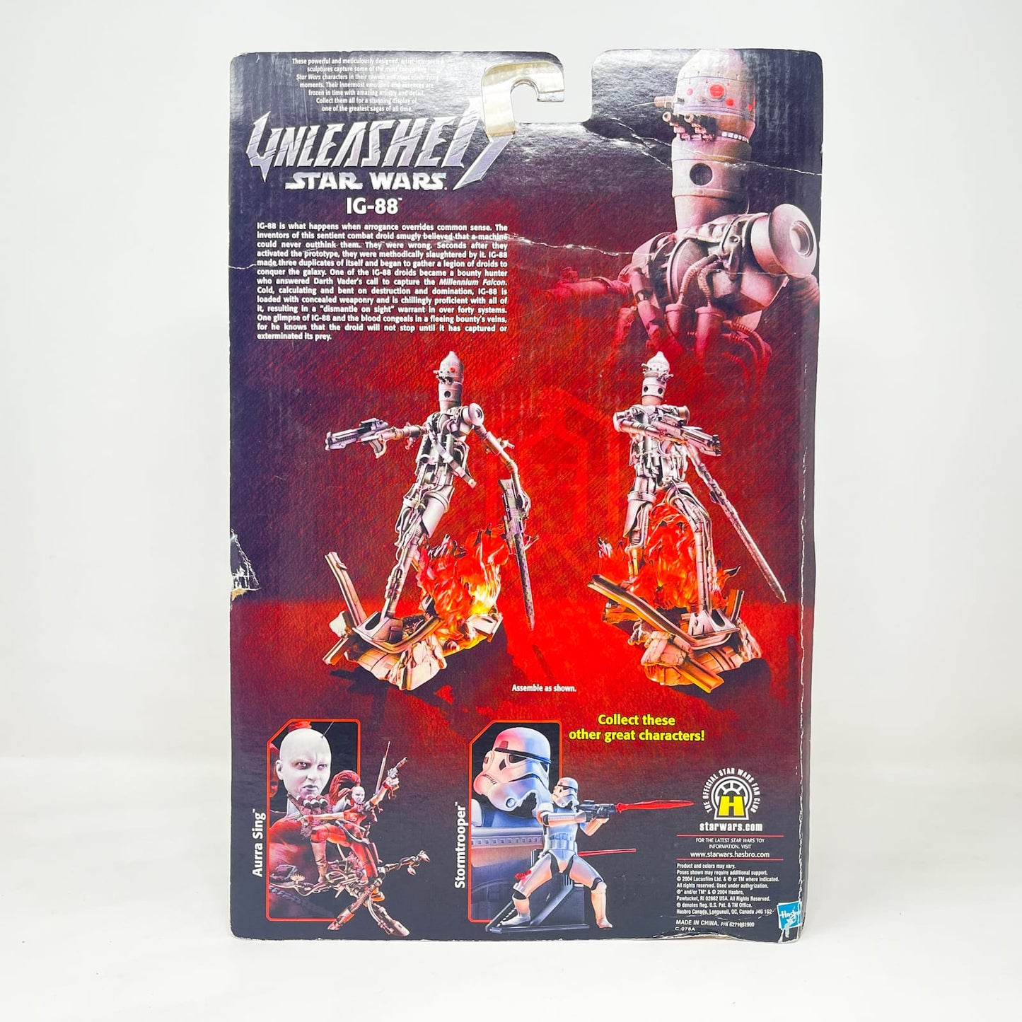 Vintage Hasbro Star Wars Mid MOC IG-88 - Hasbro Unleashed Collection (2004)